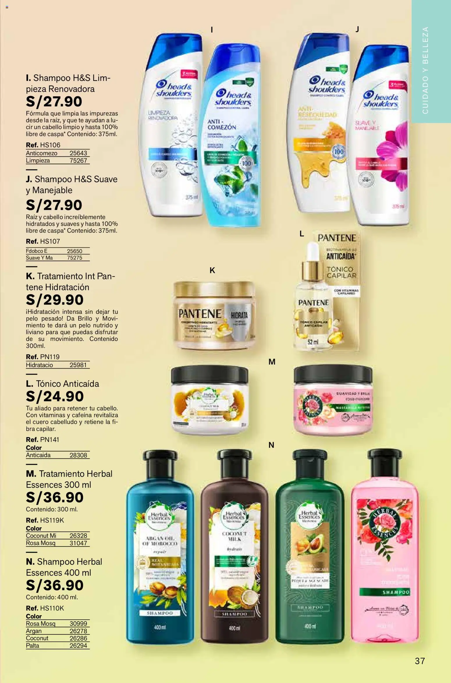 Catálogo Leonisa válido desde 06.03.2026 | Página: 37 | Productos: Shampoo, Pan, Té