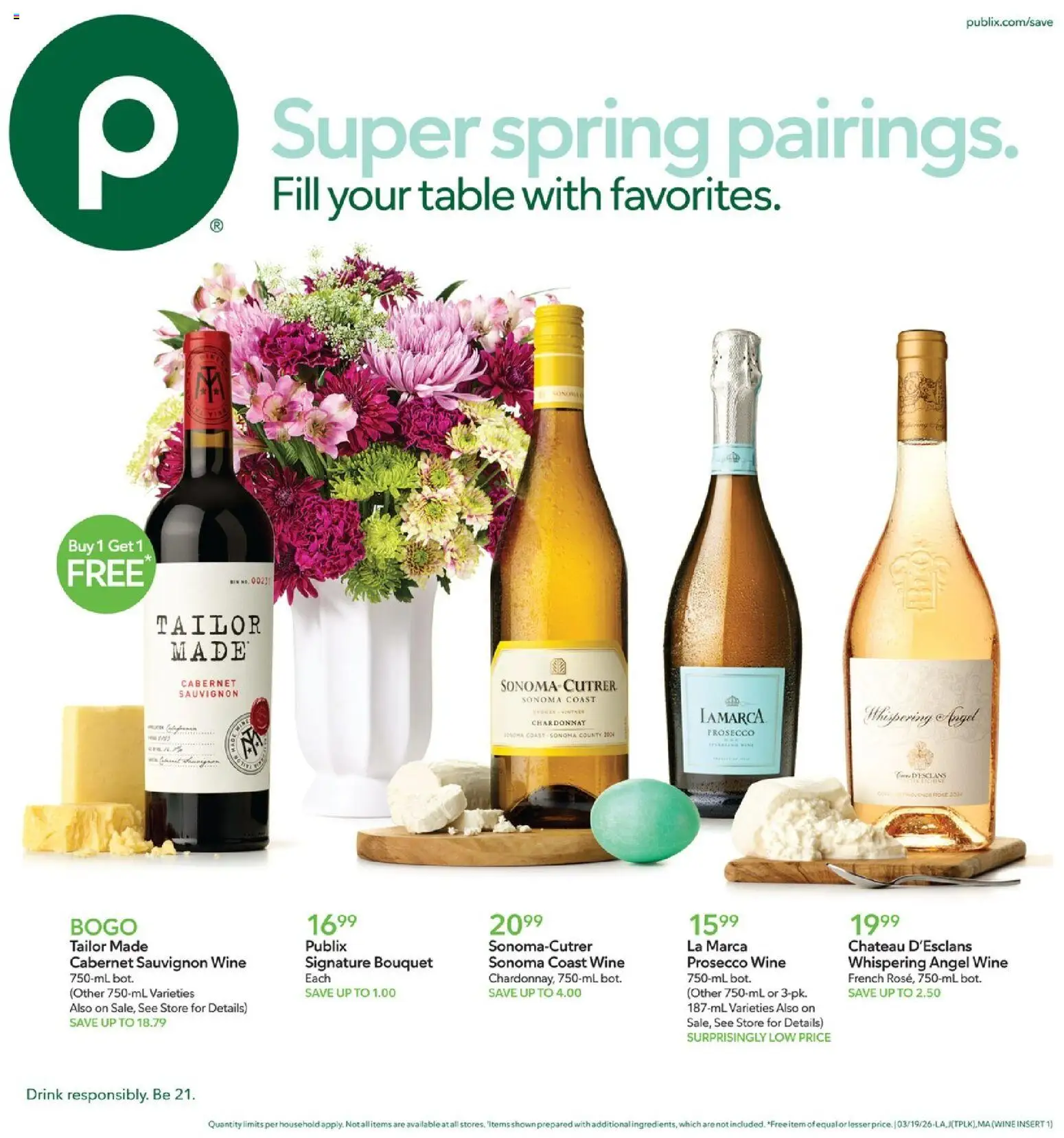 Publix - Leaflet - valid from 19.03.2026 | Page: 11 | Products: Table, Wine