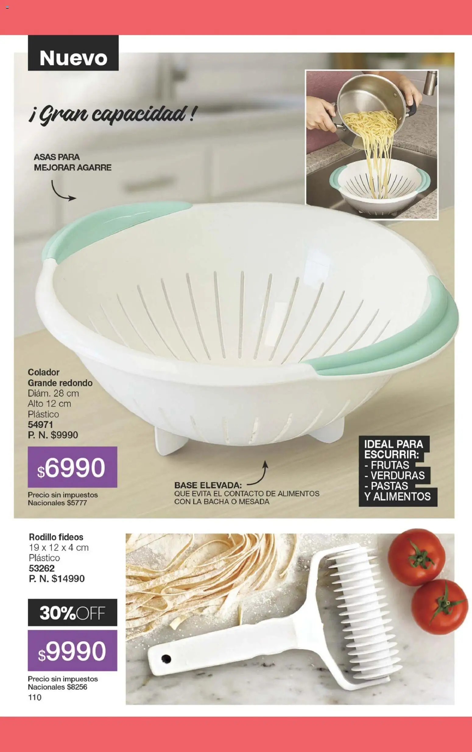 Gigot - CAMPAÑA 05 │ válido desde el 28.02.2026 | Página: 116 | Productos: Mesada, Bacha, Rodillo, Colador