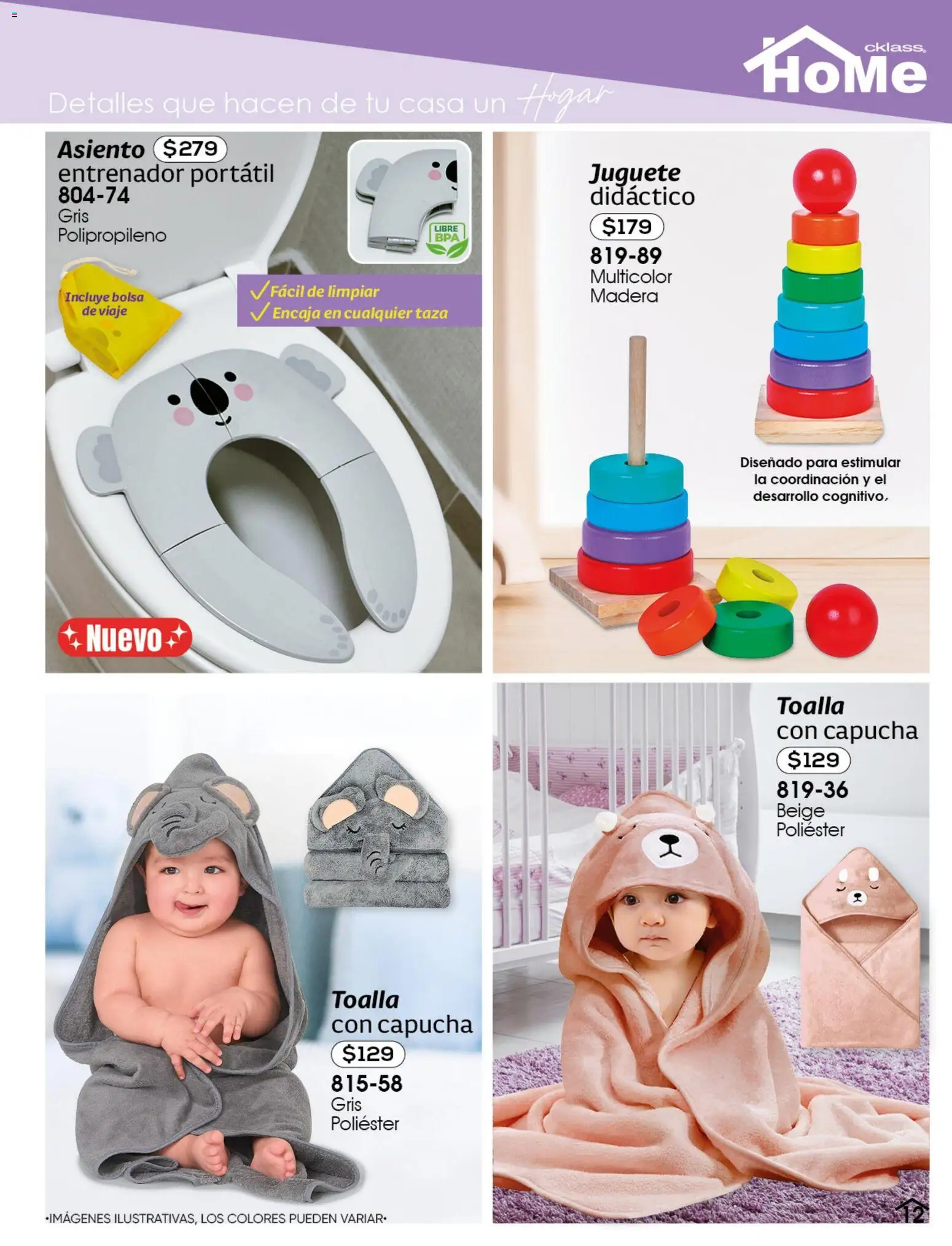 Nuevas ofertas de Cklass válidas en toda la República Mexicana desde el 02.01.2026. ¡Encuentra las mejores ofertas en Cklass catálogo Home! | Página: 13 | Productos: Taza, Bolsa, Toalla