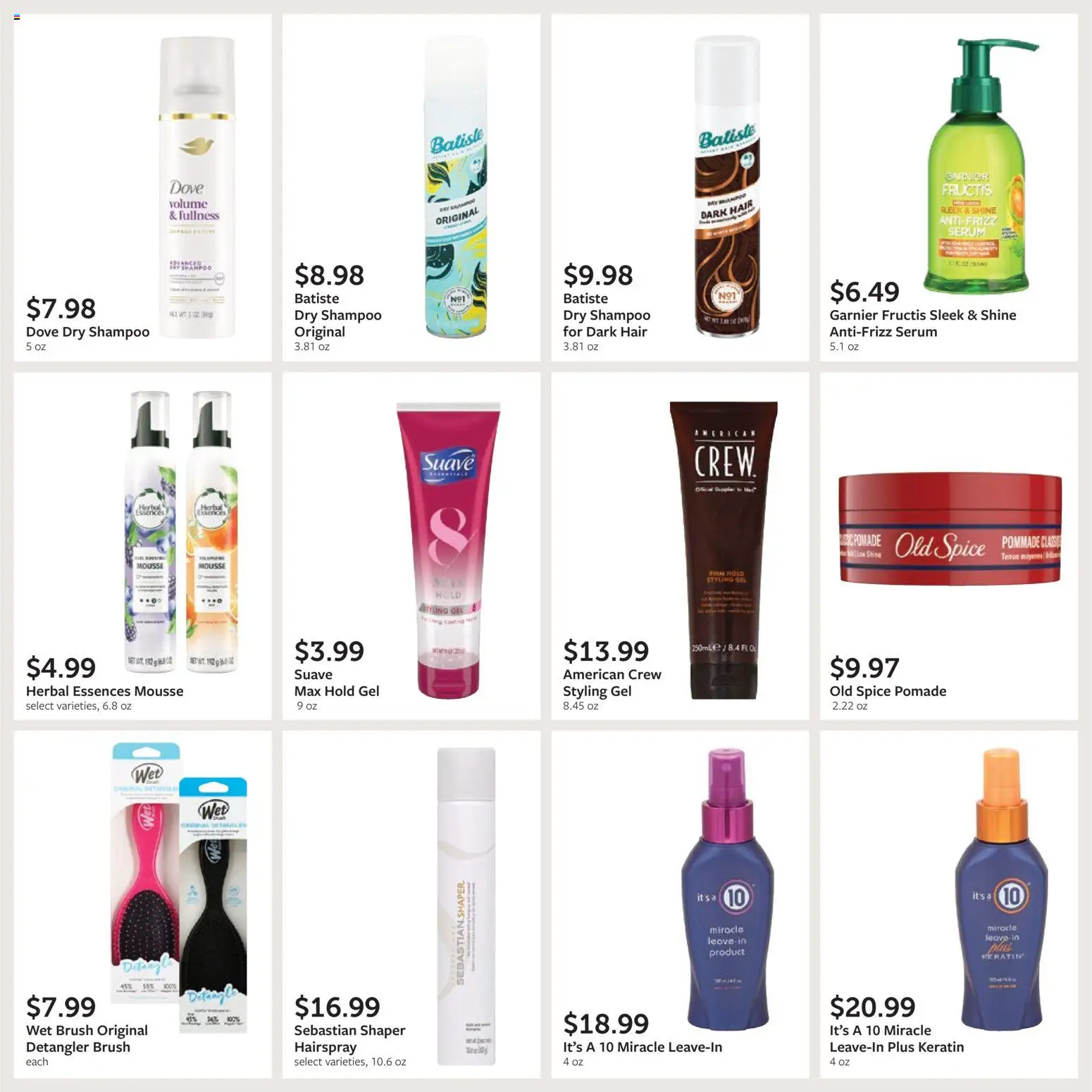 Fareway Monthly Ad - valid from 30.03.2026 | Page: 35 | Products: Brush, Shampoo