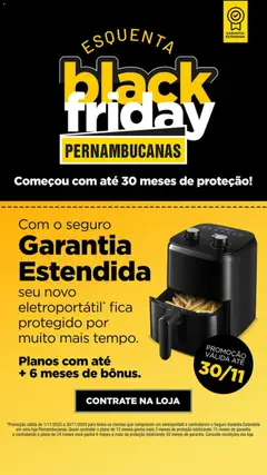 Pernambucanas Black Friday Anúncio - Pré-Visualização do folheto da loja Pernambucanas, válido de 01.11.2025