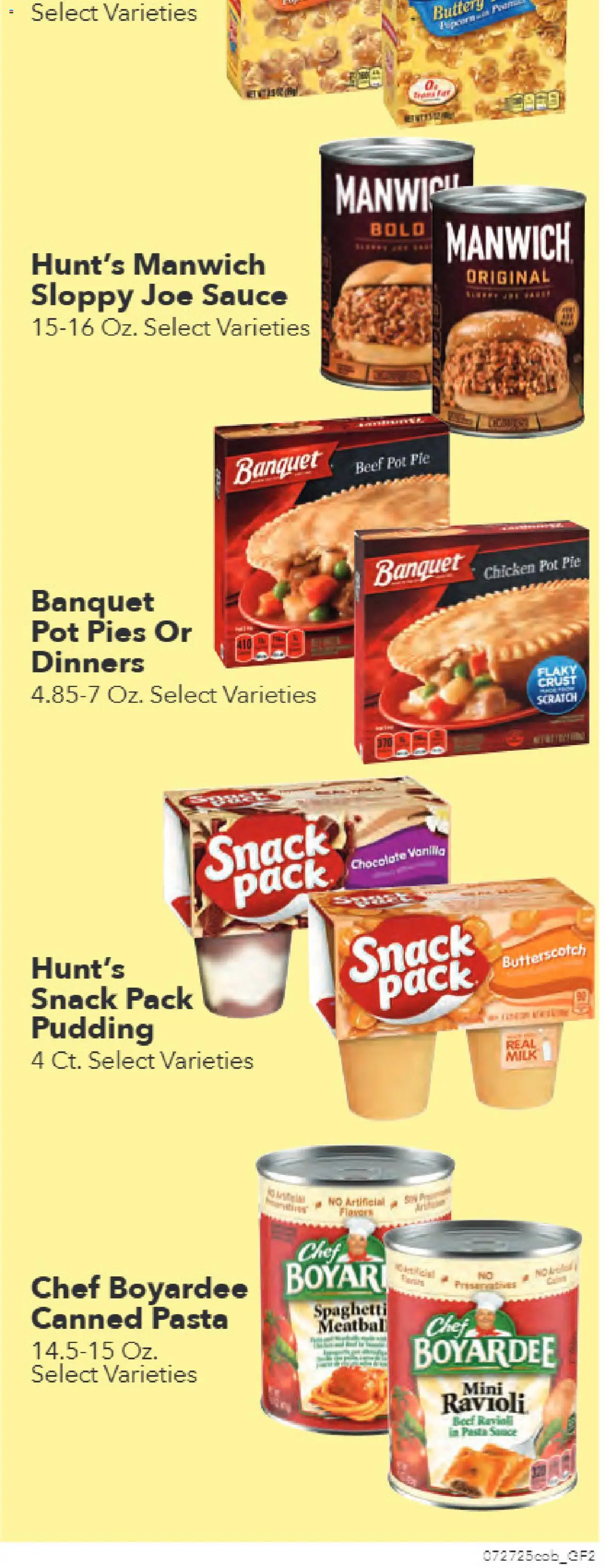 Coborn's Weekly Ad - valid from 27.07.2025 | Page: 6 | Products: Milk, Chocolate, Pasta, Sauce