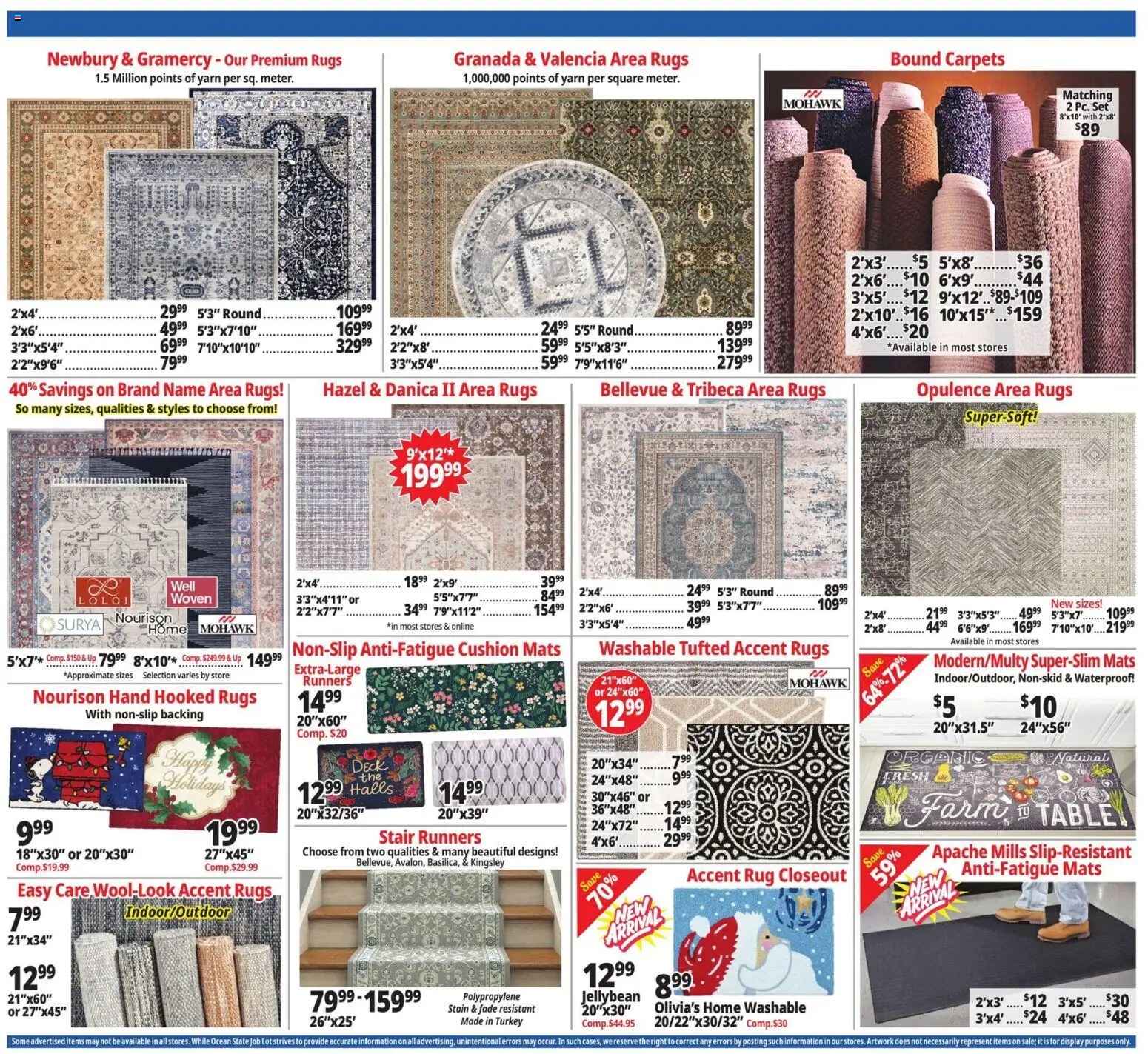 Ocean State Job Lot Weekly Ad - MA - valid from 04.12.2025 | Page: 8 | Products: Table, Yarn, Cushion
