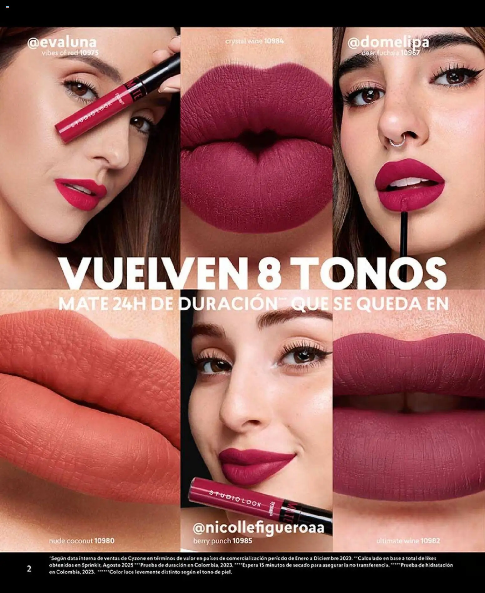 Catálogo CyZone Campaña 2 │ válido desde el 16.01.2026 | Página: 2 | Productos: Mate, Base