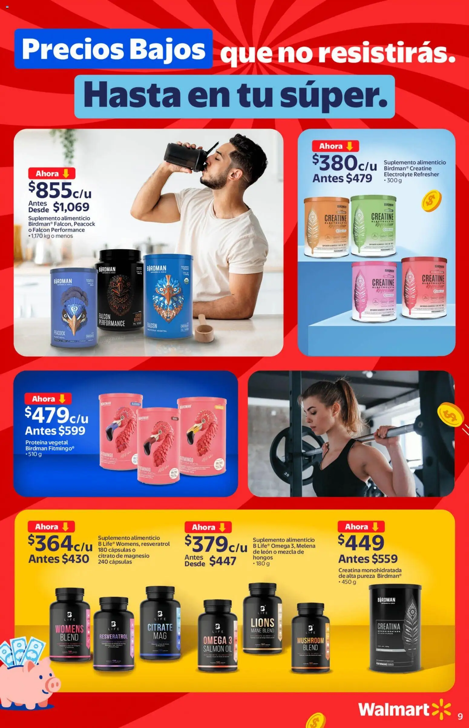 Nuevas ofertas de Walmart válidas en toda la República Mexicana desde el 06.11.2025. ¡Encuentra las mejores ofertas en Walmart folleto Hasta en tu súper! | Página: 9 | Productos: Hongos