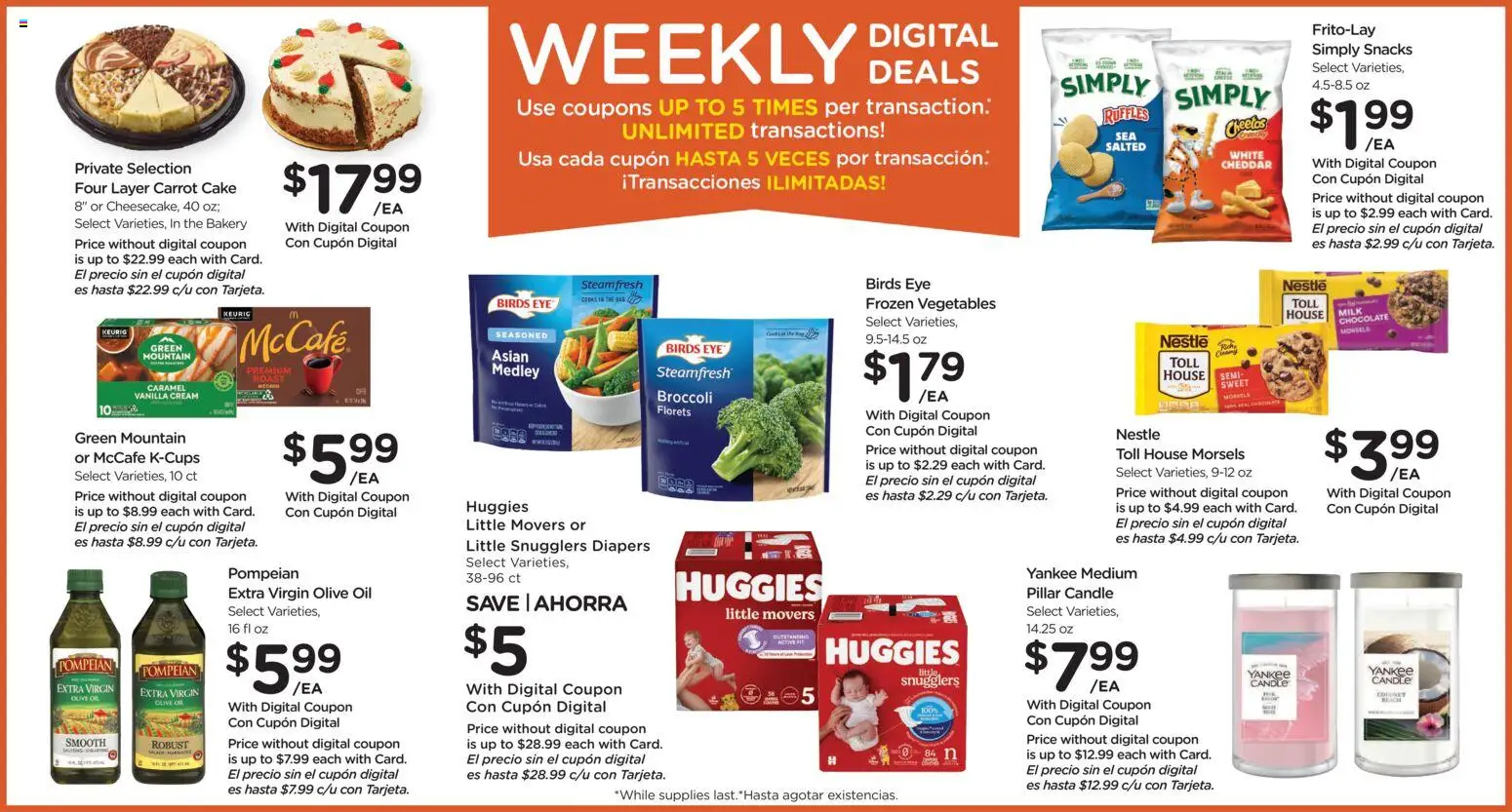 Fry's Food Weekly Ad - valid from 01.04.2026 | Page: 3 | Products: Bakery, Broccoli, Oil, Vegetables