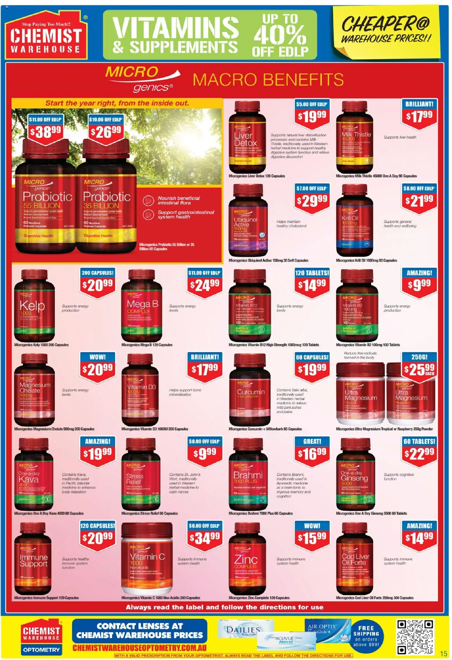 Chemist Warehouse catalogue - valid from 01.01.2026 | Page: 15 | Products: Raspberry, Herbal, Tablets, Vitamin