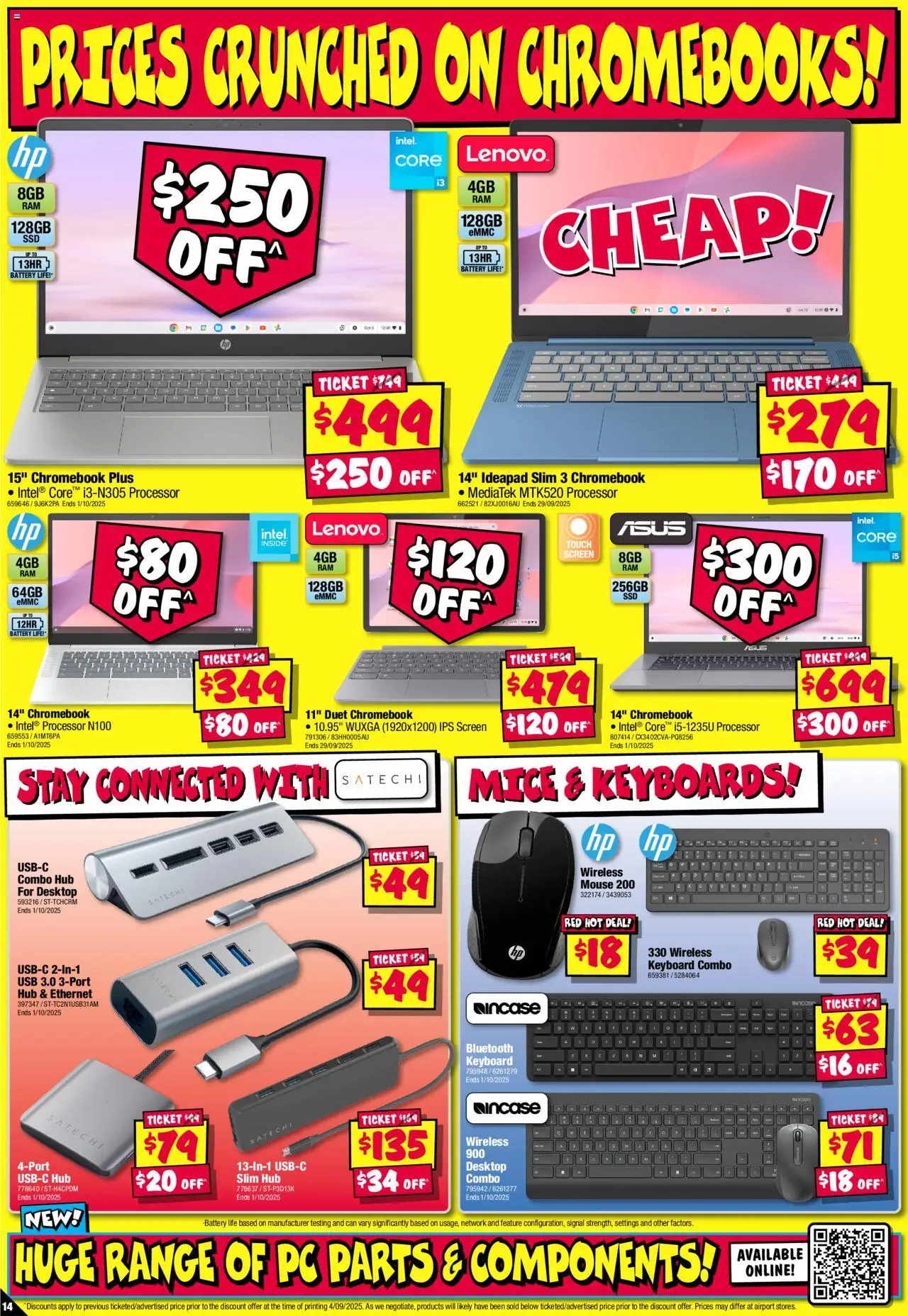 JB Hi-Fi catalogue - valid from 18.09.2025 | Page: 14 | Products: Pc, Desktop, Keyboard, Usb