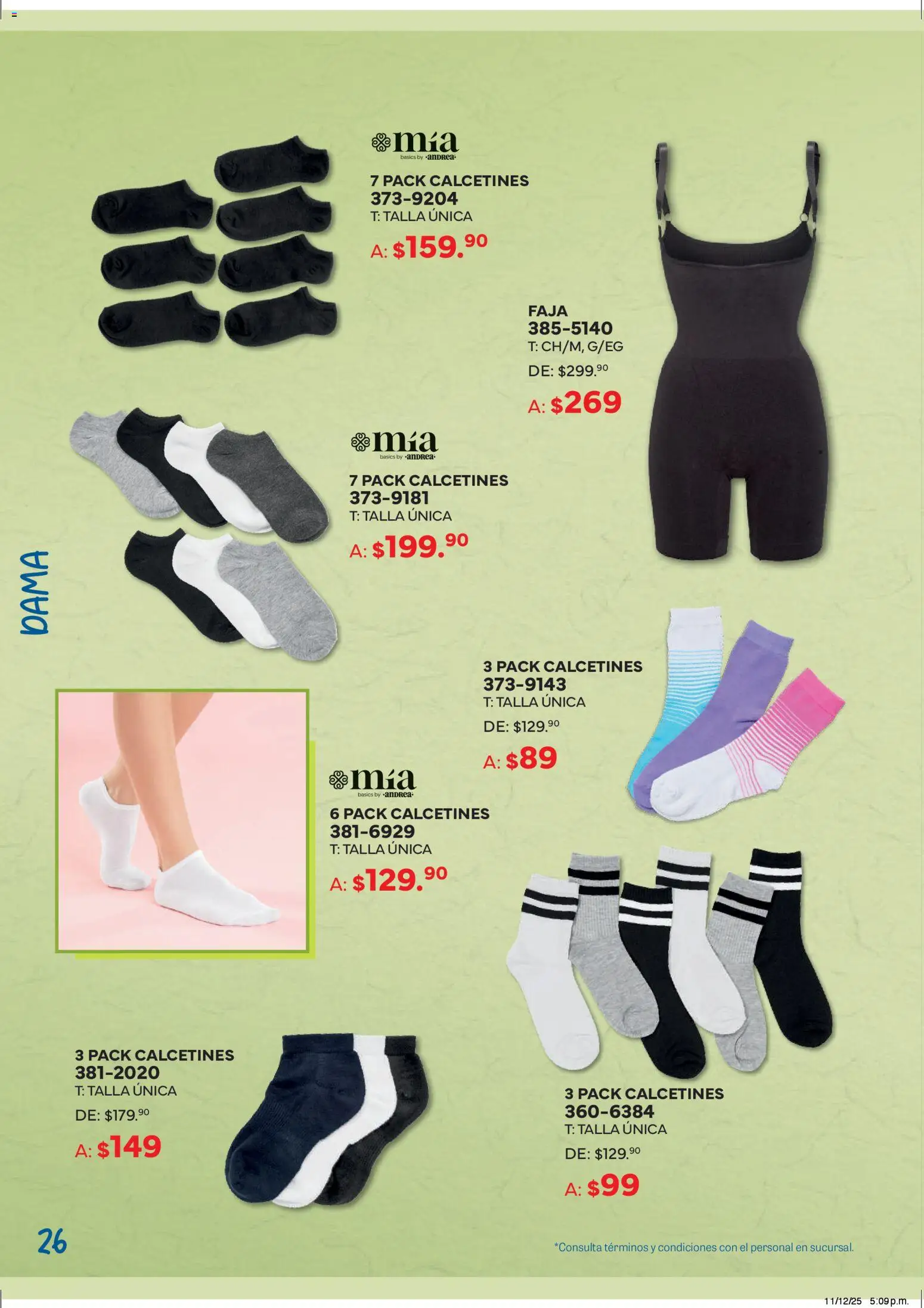 Nuevas ofertas de Andrea válidas en toda la República Mexicana desde el 21.12.2025. ¡Encuentra las mejores ofertas en Andrea catálogo Cumple tus Propósitos! | Página: 26 | Productos: Faja