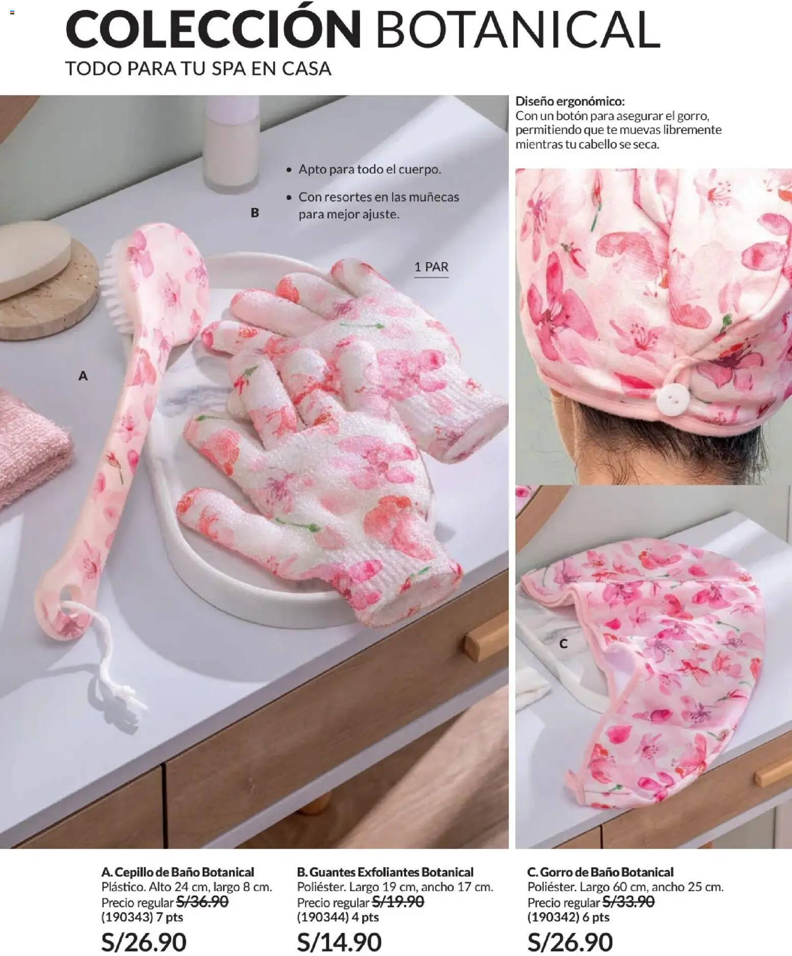 Catálogo Avon válido desde 01.01.2026 | Página: 166 | Productos: Baño, Té, Guantes