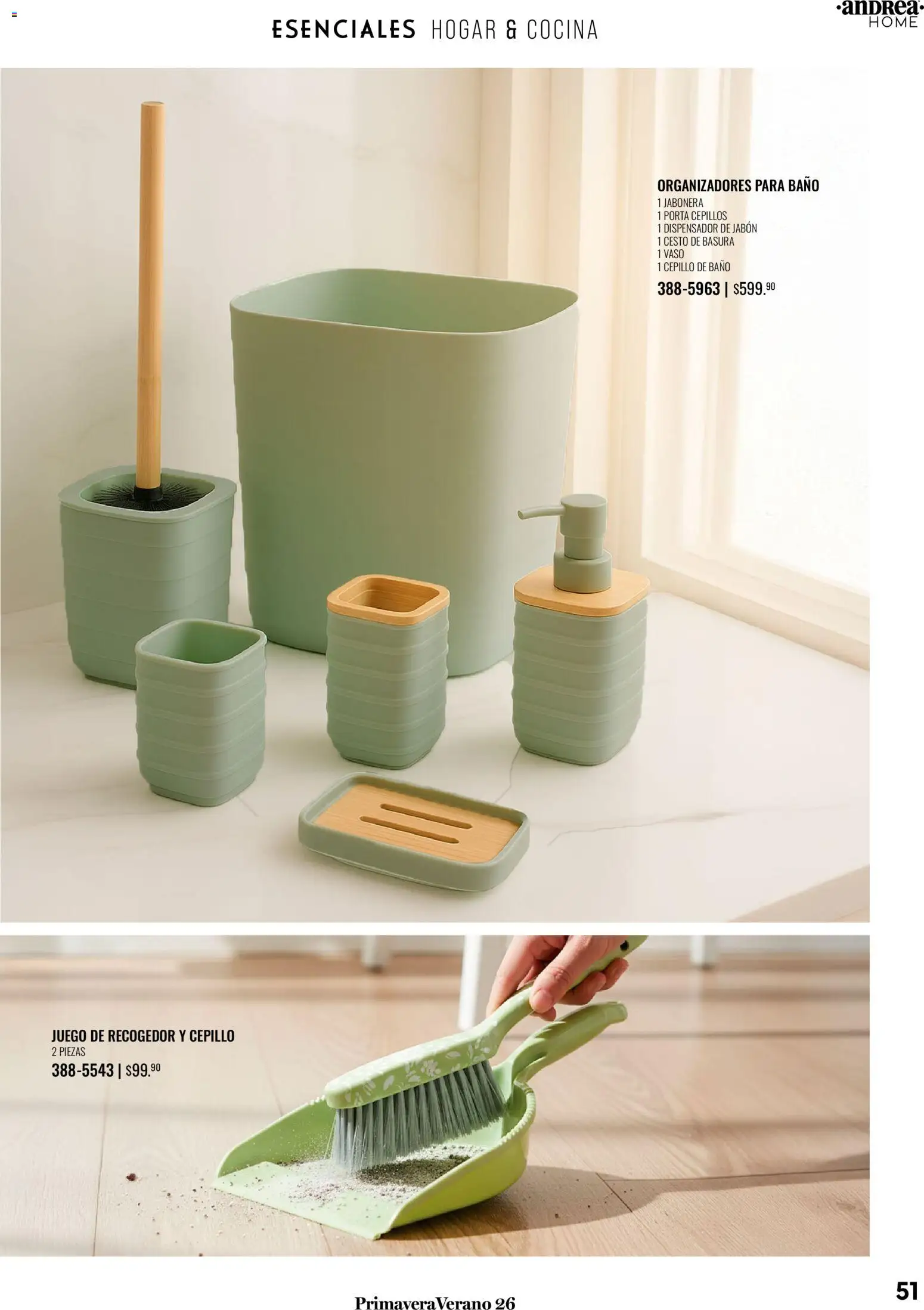 Nuevas ofertas de Andrea válidas en toda la República Mexicana desde el 25.01.2026. ¡Encuentra las mejores ofertas en Andrea catálogo Tu hogar esta primavera! | Página: 51