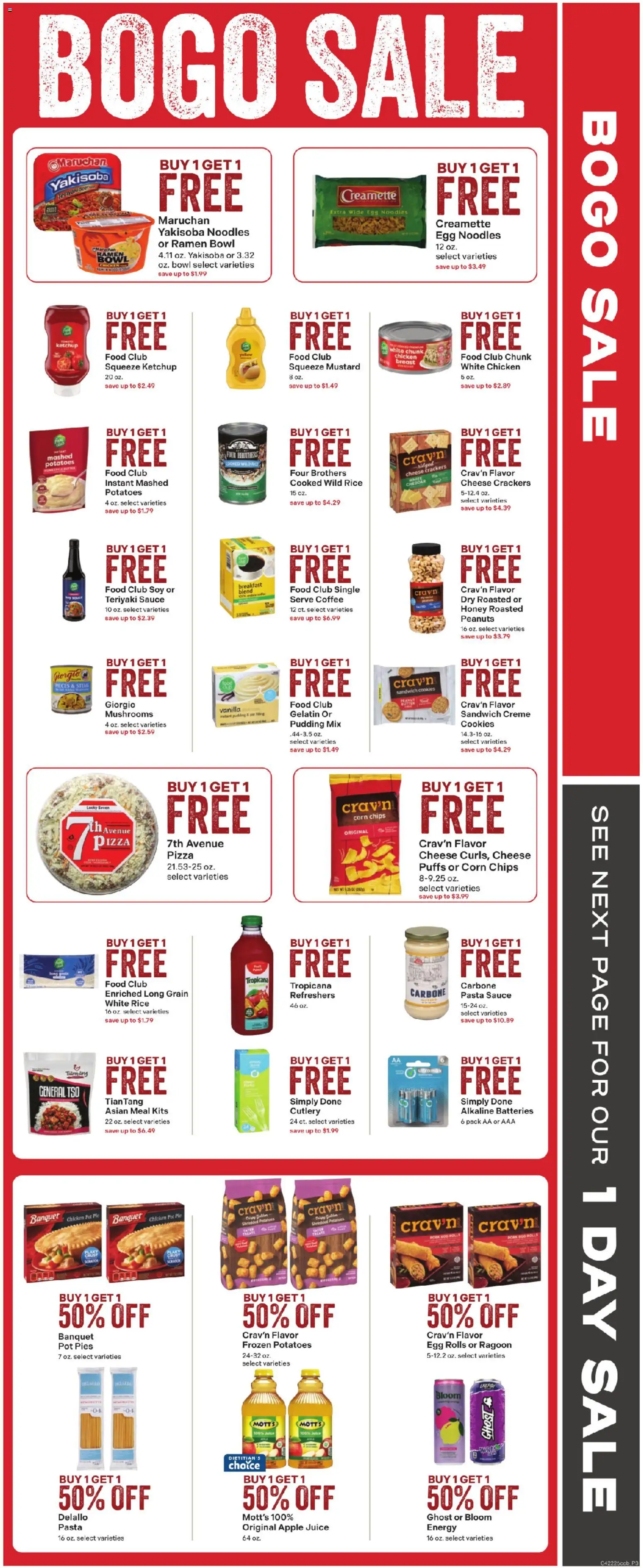 Coborn's Weekly Ad - valid from 22.04.2026 | Page: 3 | Products: Cheese, Chips, Ketchup, Sauce