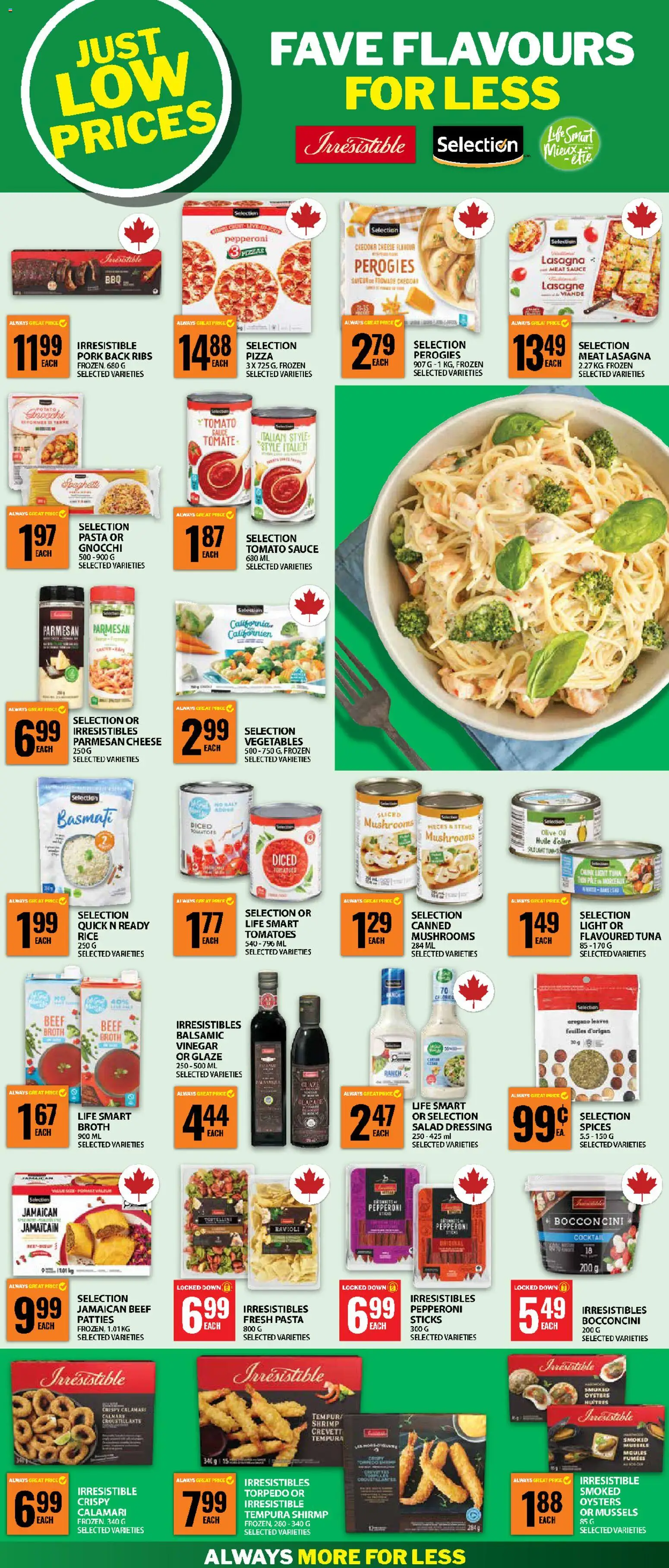 Food Basics flyer valid from 12.02.2026 | Page: 4 | Products: Rice, Beef, Salad, Tomatoes
