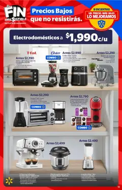 Vista previa de Walmart Buen Fin , nuevo folleto de la tienda, válido en México a partir del 06.11.2025 | Página: 13 | Productos: Horno, Freidora de aire, Licuadora, Batidora