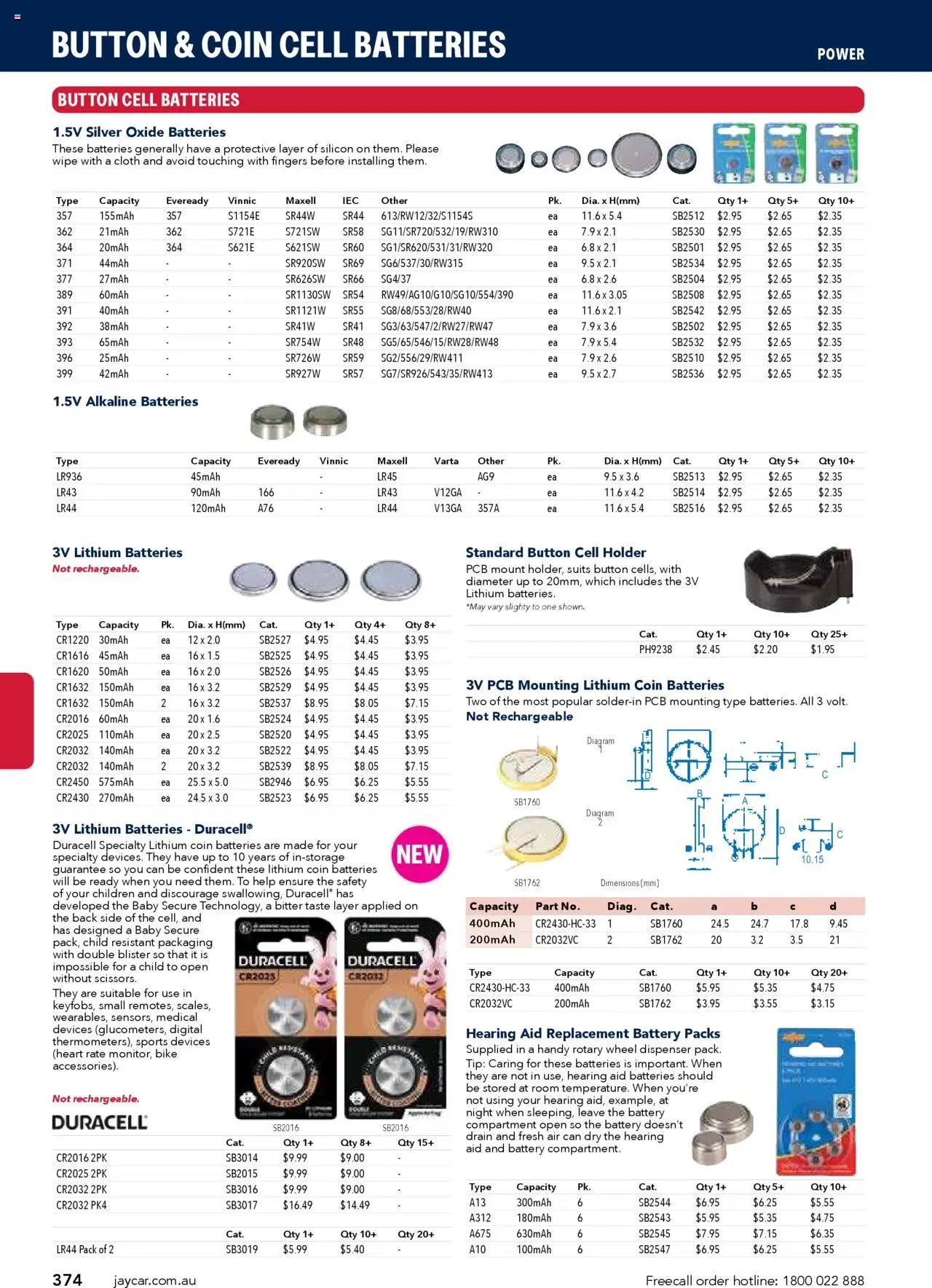 Jaycar catalogue - valid from 09.07.2025 | Page: 374 | Products: Cloth, Battery, Batteries, Digital