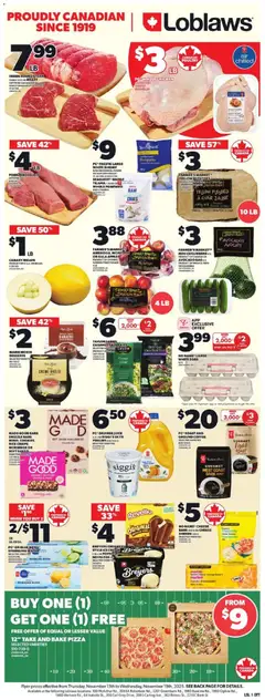 Preview of Loblaws weekly flyer / circulaire from shop Loblaws valid from 13.11.2025 | Page: 3