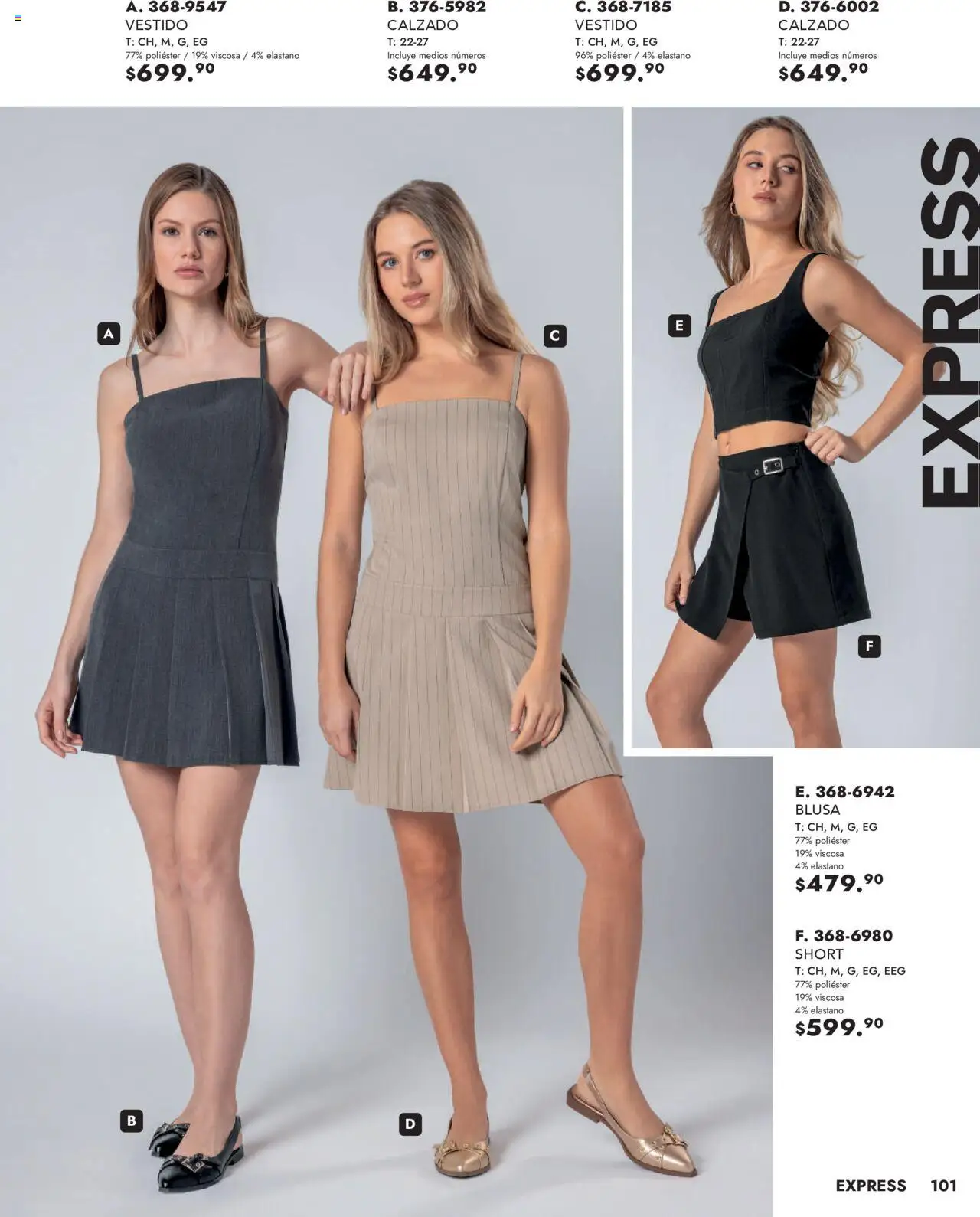 Nuevas ofertas de Andrea válidas en toda la República Mexicana desde el 25.05.2025. ¡Encuentra las mejores ofertas en Andrea - Catálogo Vestir Exterior! | Página: 101 | Productos: Blusa, Vestido, Short
