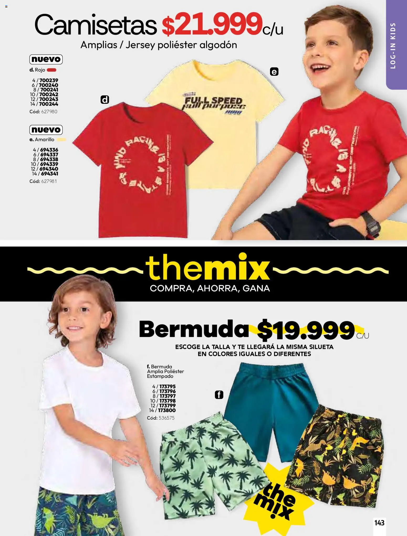 Pacifika revista - valida desde el 01.04.2026 | Página: 143 | Productos: Té, Algodón, Bermuda