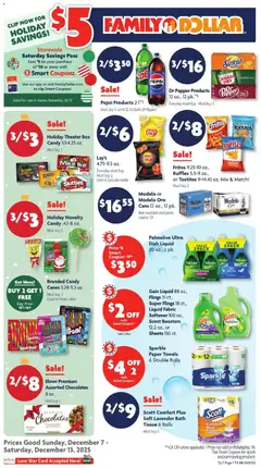 Preview of Family Dollar weekly ads valid from 07.12.2025