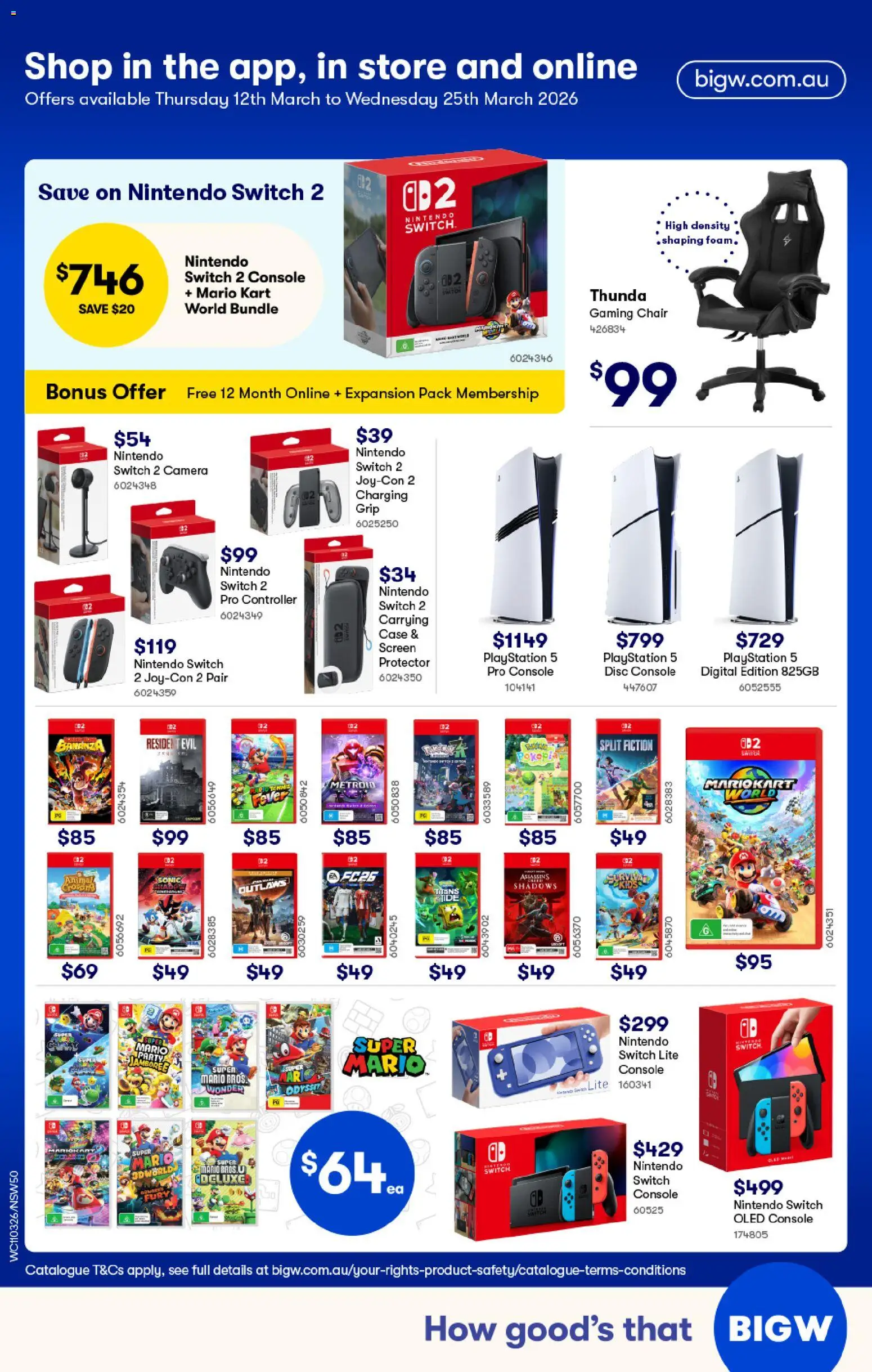 Woolworths catalogue - valid from 11.03.2026 | Page: 50 | Products: Chair, Digital, Camera, Screen