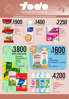 Vista previa  Supermercados TODO - Ofertas válido desde el 24.02.2026