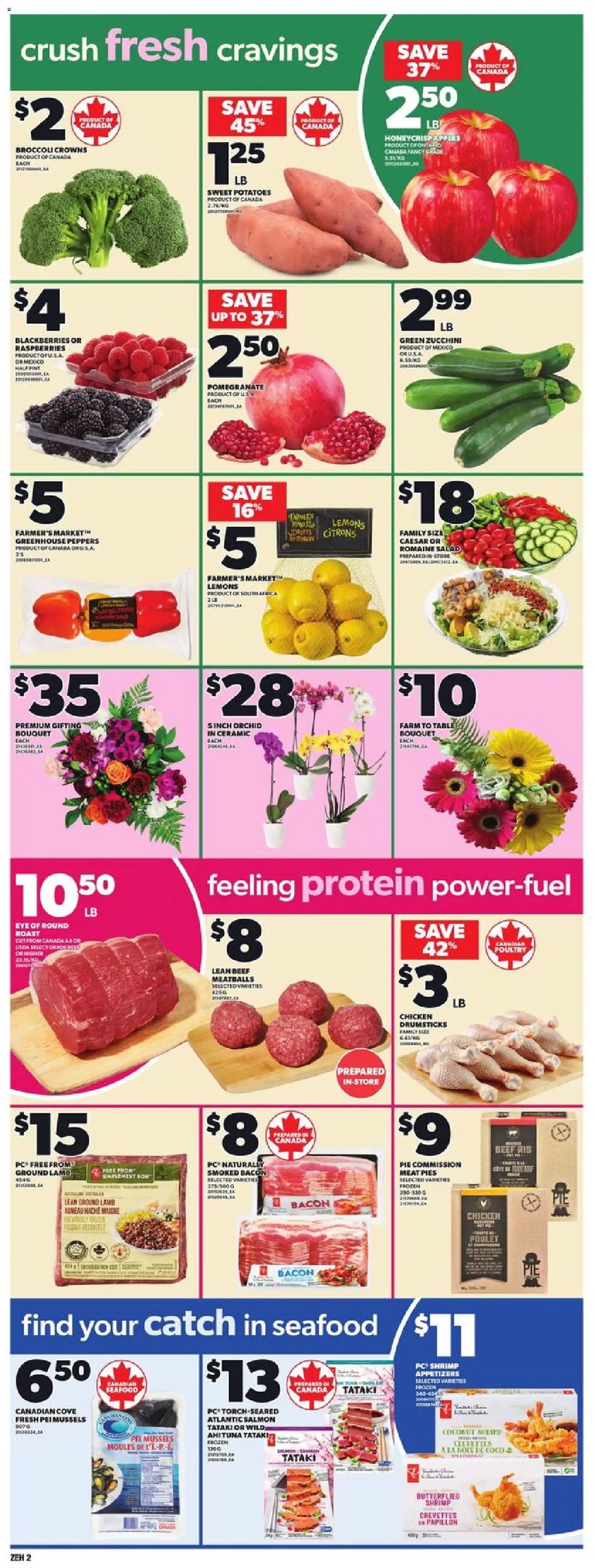 Zehrs flyer valid from 30.10.2025 | Page: 5 | Products: Beef, Salad, PC, Potatoes