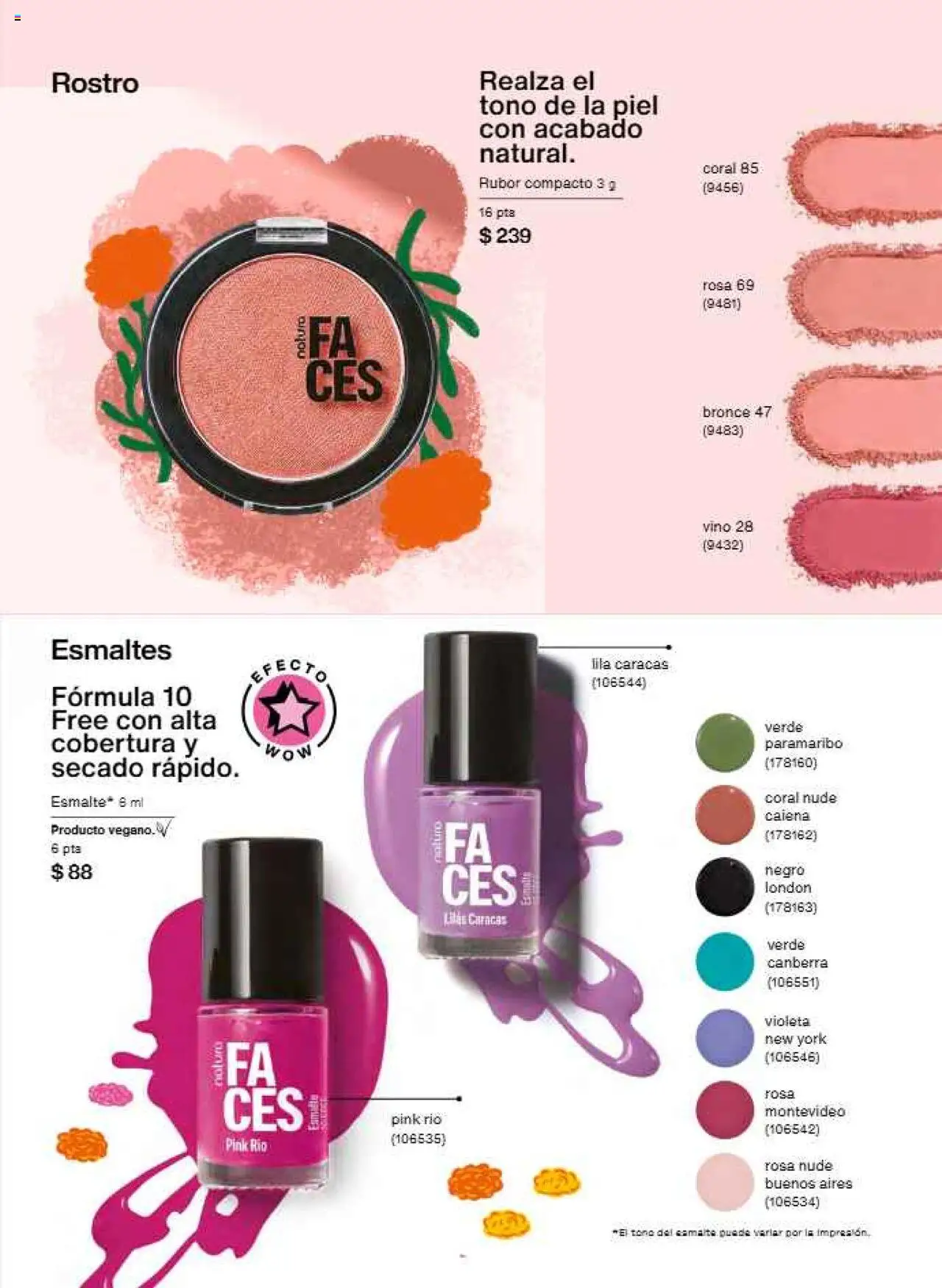 Nuevas ofertas de Natura válidas en toda la República Mexicana desde el 17.09.2025. ¡Encuentra las mejores ofertas en Natura - Campaña 15 2025! | Página: 84 | Productos: Vino, Rubor