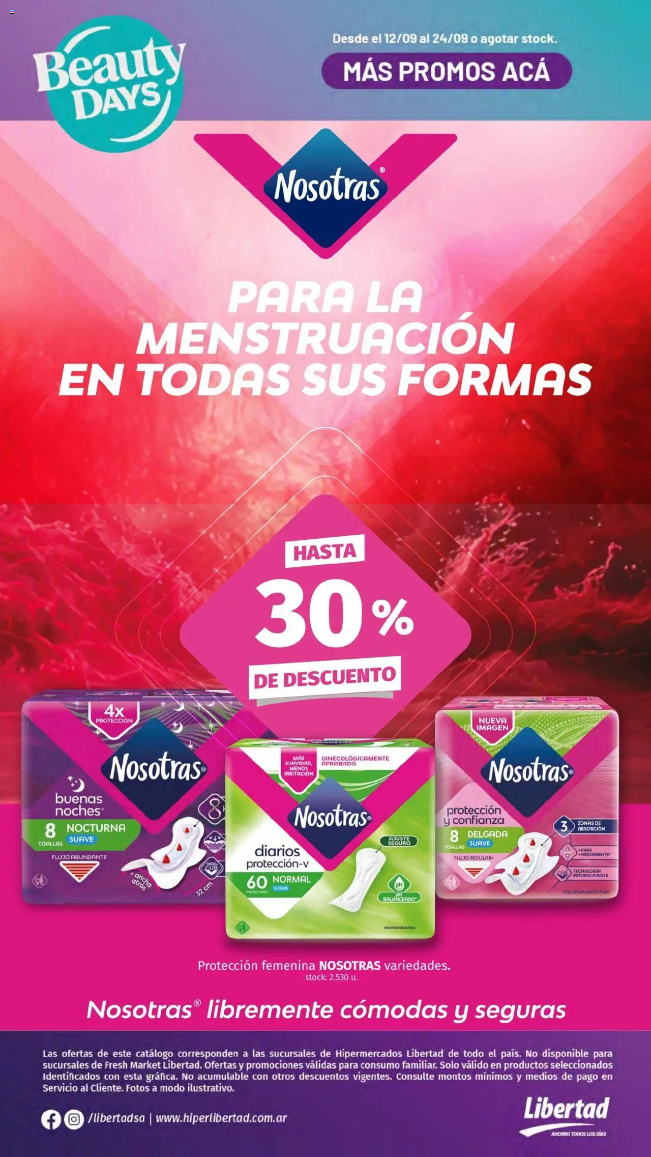Hipermercado Libertad - Especial Beauty Days │ válido desde el 12.09.2025 | Página: 10 | Productos: Toallas