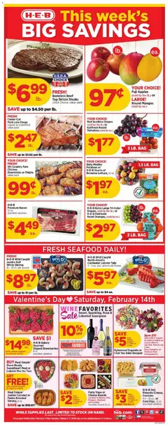 Preview of H-E-B weekly ads valid from 11.02.2026