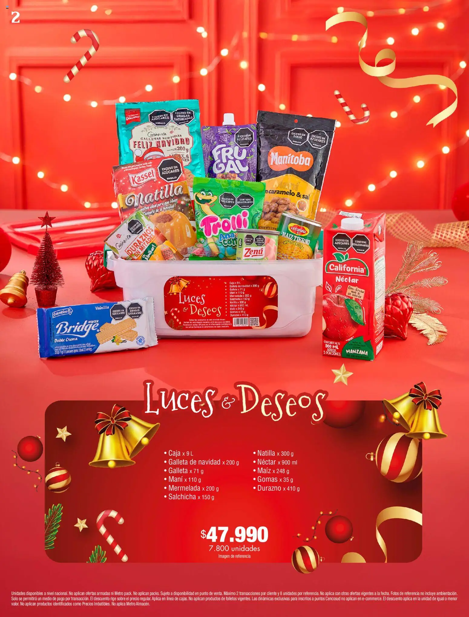 Metro revista - valida desde el 13.11.2025 | Página: 2 | Productos: Crema, Galletas, Sobre, Mani