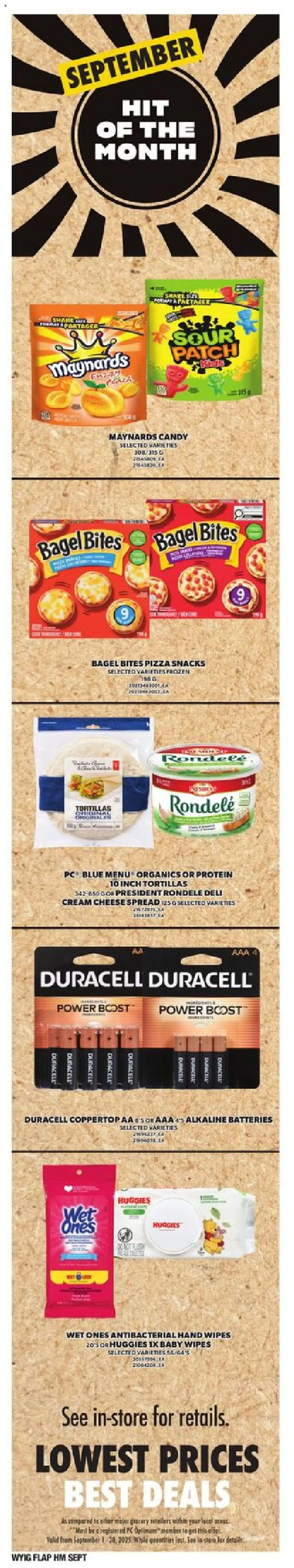 Independent Grocer flyer valid from 18.09.2025 | Page: 7 | Products: Cream, PC, Cheese, Pizza