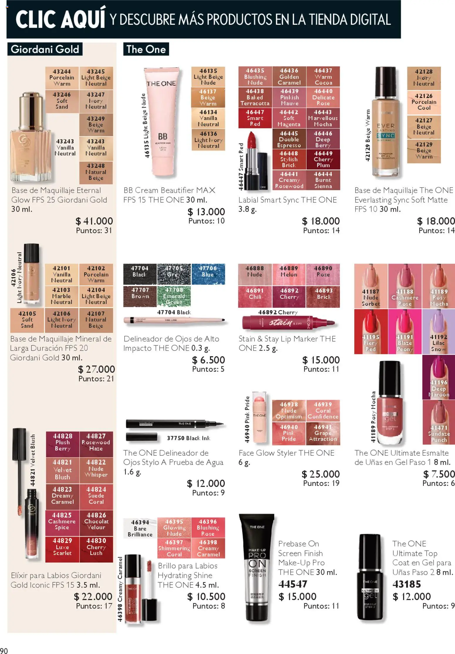 Oriflame catálogo │ válido desde el 07.03.2026 | Página: 98 | Productos: Brillo, Agua, Top, Base