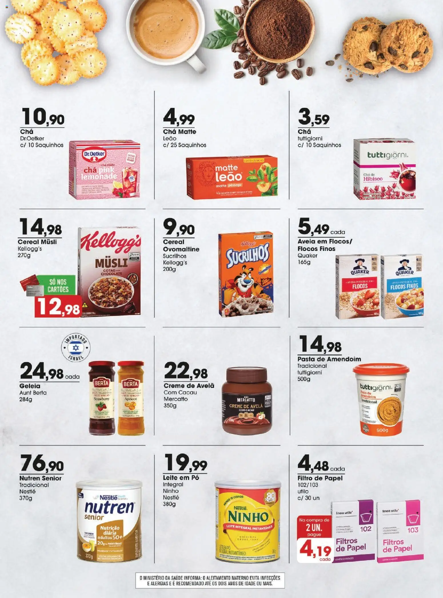 Zaffari Folheto - válido de 20.01.2026 | Página: 6 | Produtos: Filtro de papel, Geleia, Copos, Creme de avelã