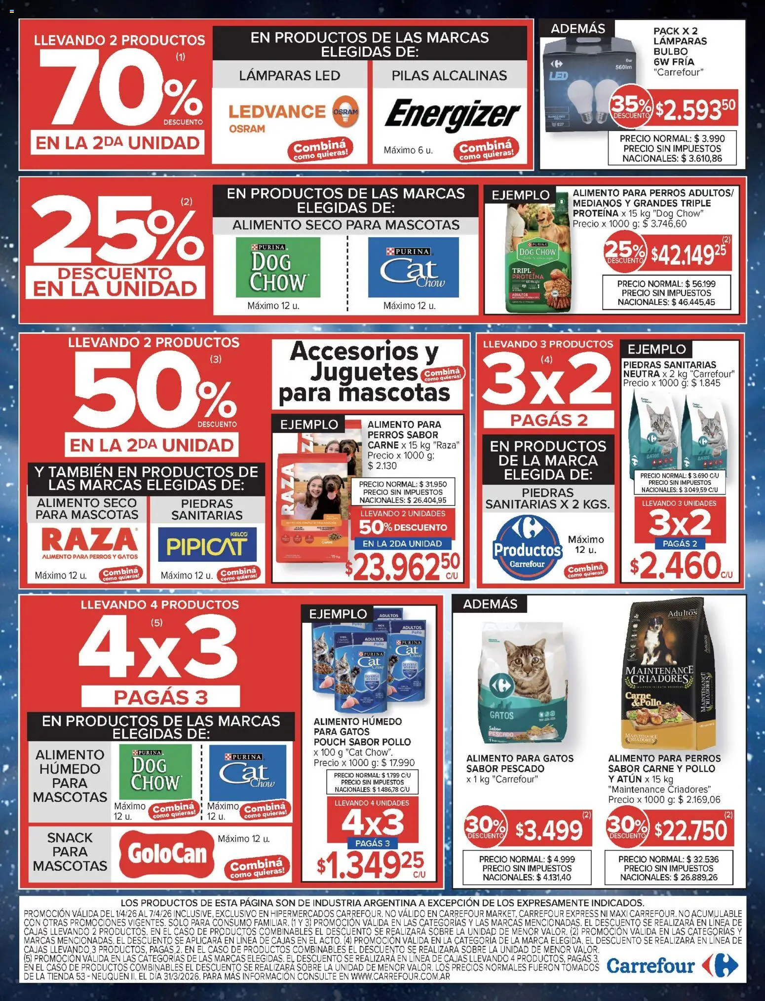 Carrefour ofertas │ válido desde el 01.04.2026 | Página: 19 | Productos: Caso, Pilas, Pescado, Atún