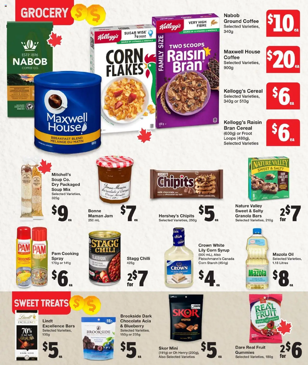 Quality Foods flyer valid from 25.09.2025 | Page: 9 | Products: Chips, Flakes, Oil, Chocolate