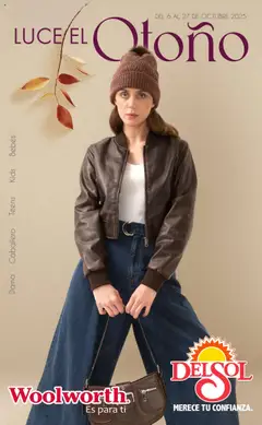 Vista previa de Del Sol y Woolworth - Catálogo Luce El Otoño, nuevo folleto de la tienda, válido en México a partir del 06.10.2025