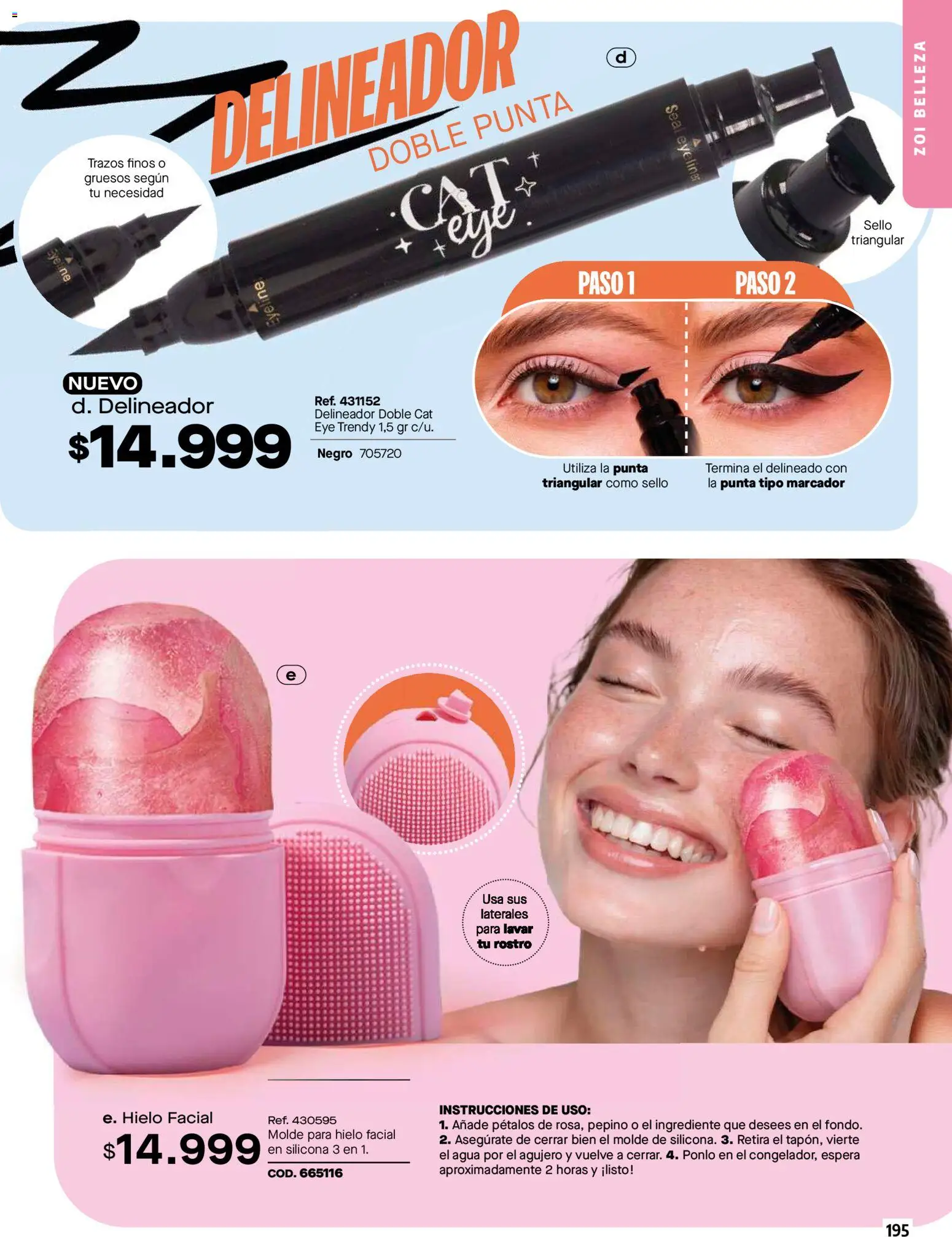 Carmel revista - valida desde el 01.04.2026 | Página: 195 | Productos: Agua, Molde, Delineador