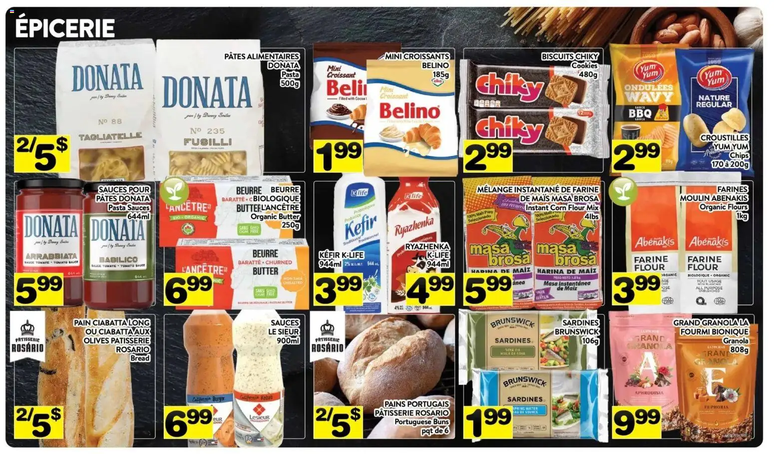 Pa Supermarché flyer valid from 26.01.2026 | Page: 5 | Products: Pasta, Chips, Cookies, Bread