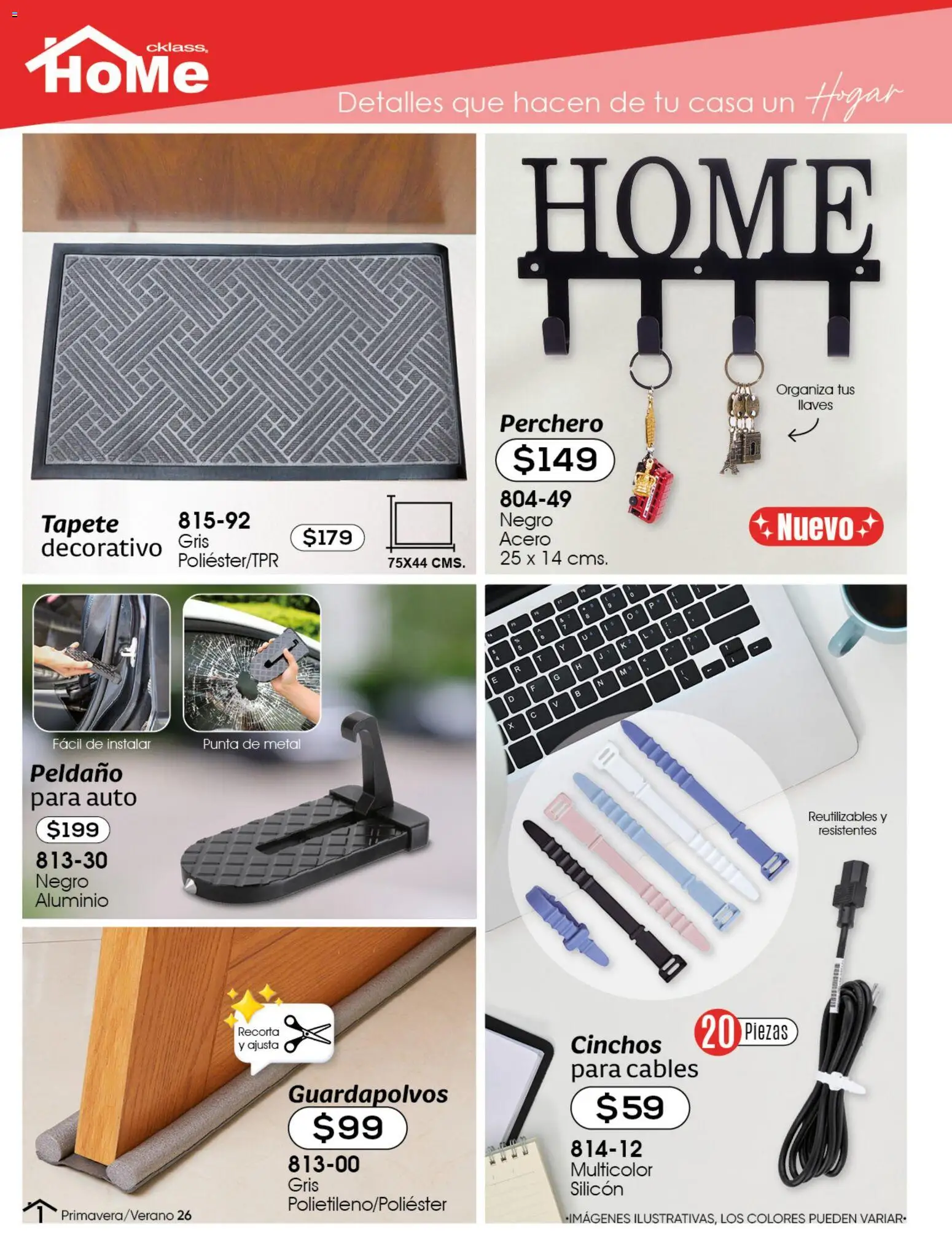 Nuevas ofertas de Cklass válidas en toda la República Mexicana desde el 02.01.2026. ¡Encuentra las mejores ofertas en Cklass catálogo Home! | Página: 2 | Productos: Tapete, Perchero