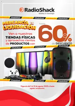 Vista previa de Radio Shack - Catálogo, nuevo folleto de la tienda, válido en México a partir del 01.08.2025