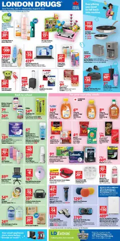 Preview of London Drugs weekly flyer / circulaire from shop London Drugs valid from 31.07.2025