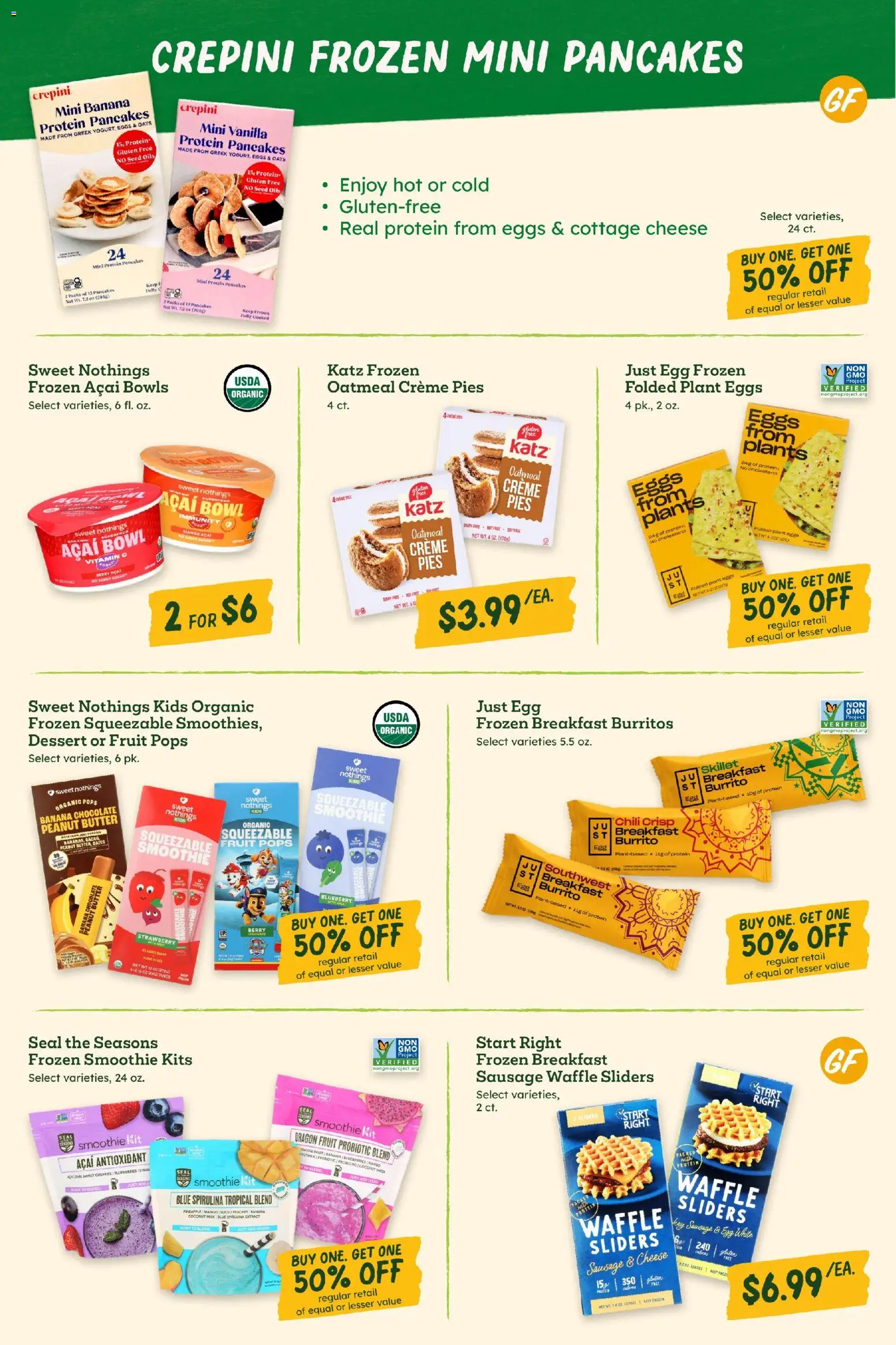 Sprouts Monthly Ad - valid from 25.02.2026 | Page: 18 | Products: Peaches, Skillet, Cottage cheese, Mango