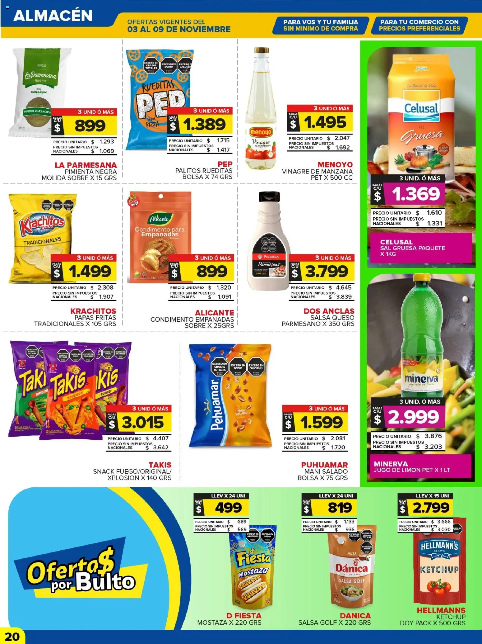 Carrefour Maxi catálogo - Chubut │ válido desde el 03.11.2025 | Página: 22 | Productos: Sobre, Manzana, Queso, Papas fritas
