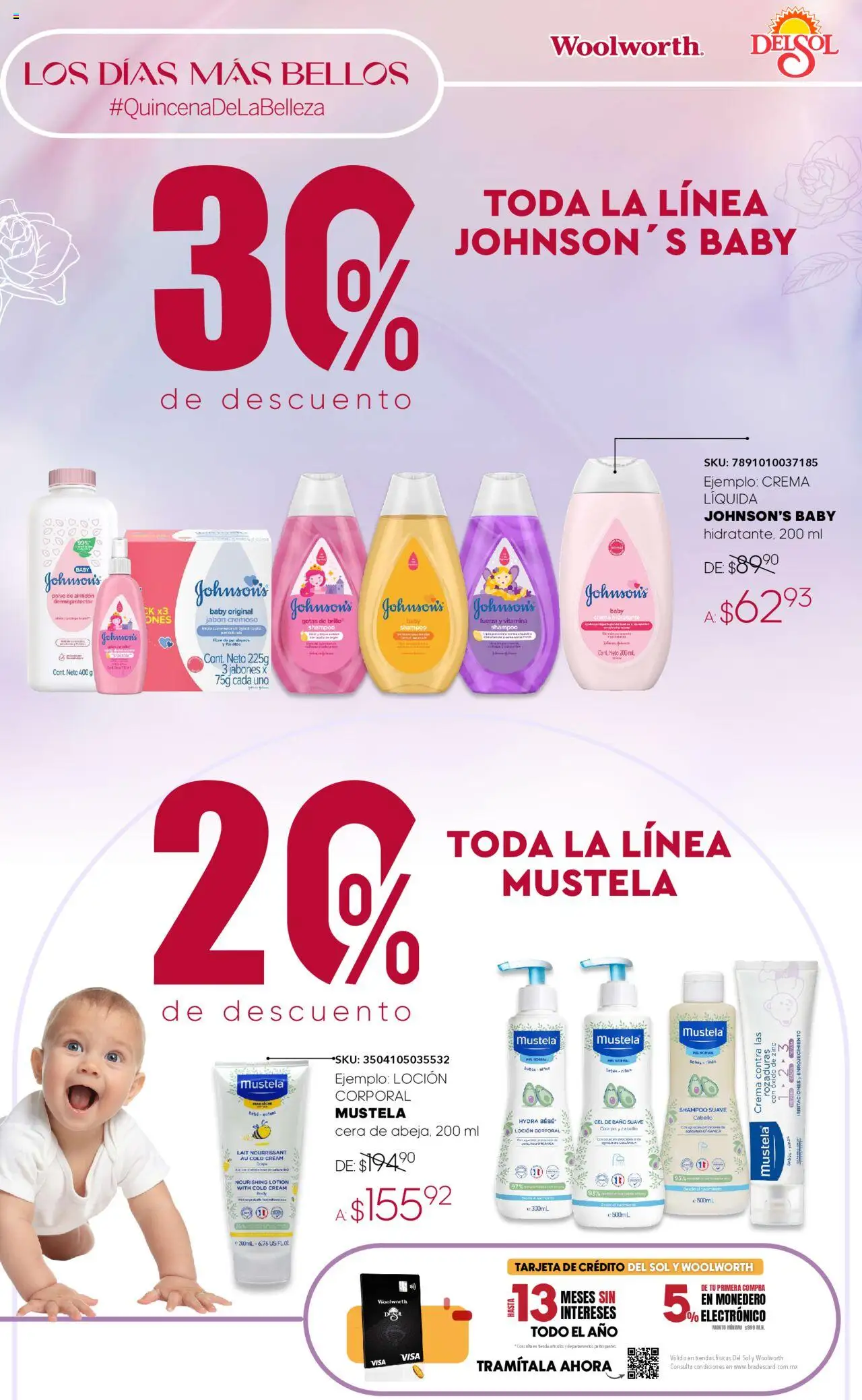 Nuevas ofertas de Del Sol y Woolworth válidas en toda la República Mexicana desde el 02.10.2025. ¡Encuentra las mejores ofertas en Del Sol y Woolworth - Catálogo Quincena de la Belleza Octubre! | Página: 37 | Productos: Monedero, Loción, Polvo, Jabón
