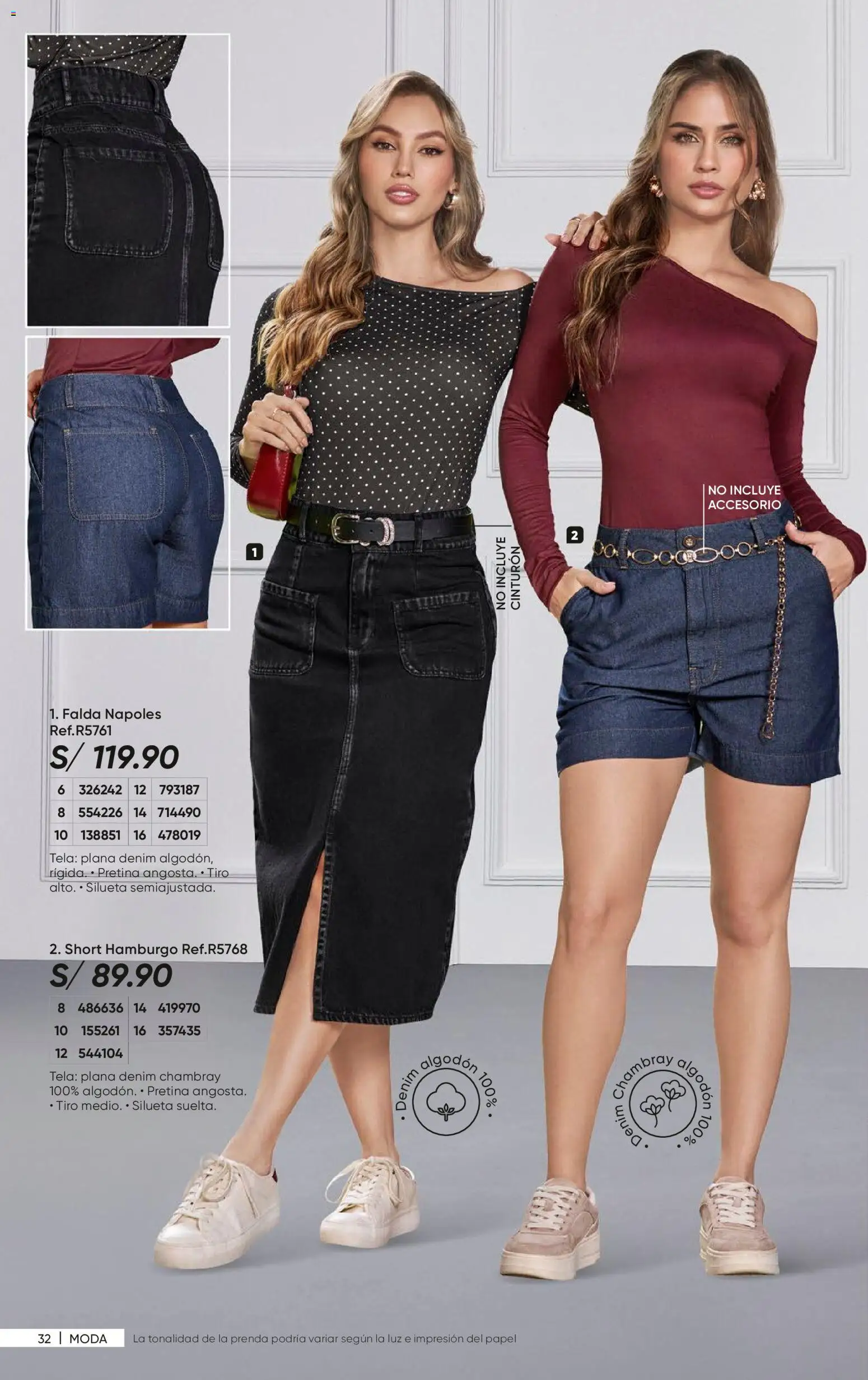 Catálogo Azzorti válido desde 16.02.2026 | Página: 35 | Productos: Falda, Cinturón