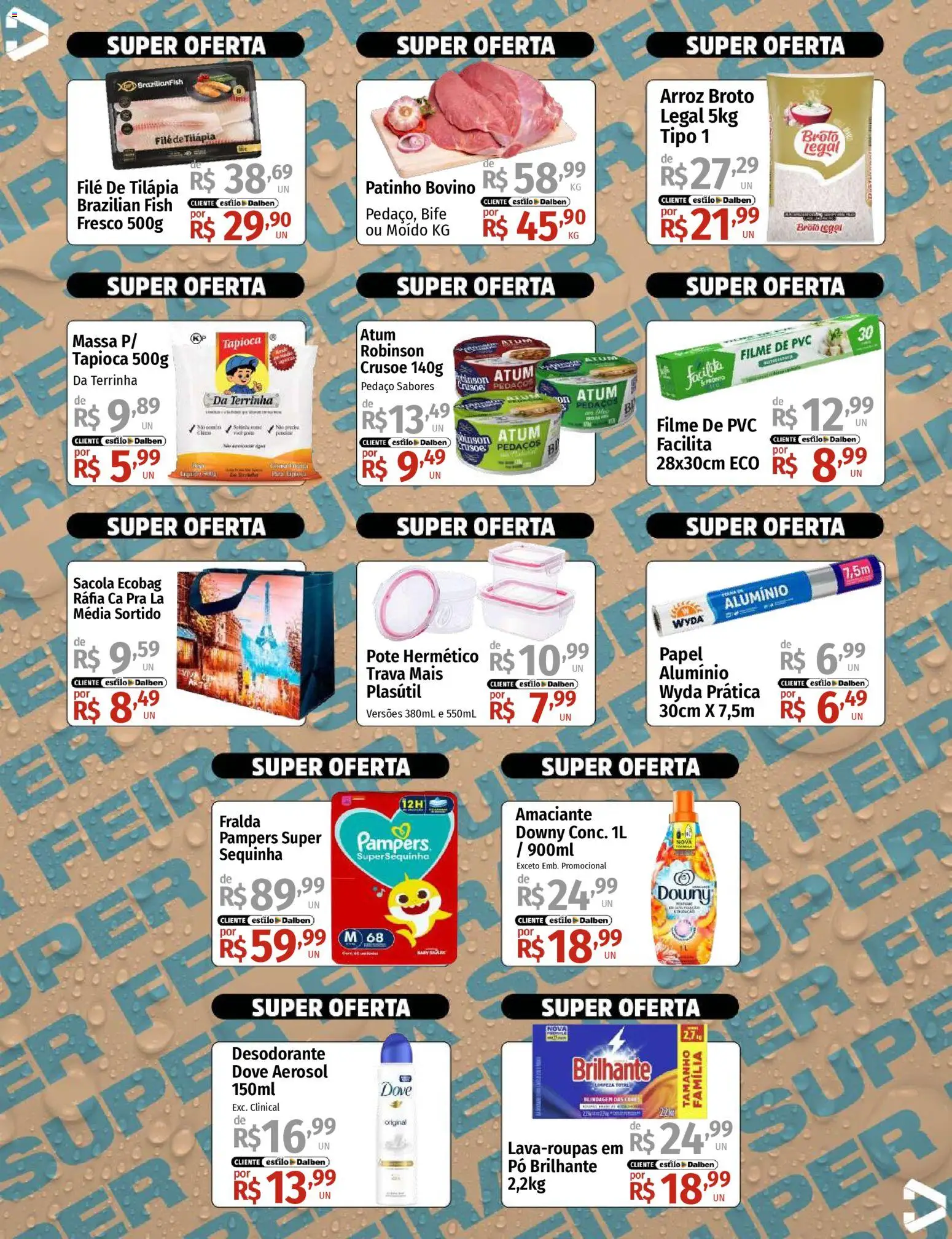 Supermercado Dalben Folheto - válido de 15.12.2025 | Página: 2 | Produtos: filme de PVC, Desodorante, Massa, Atum