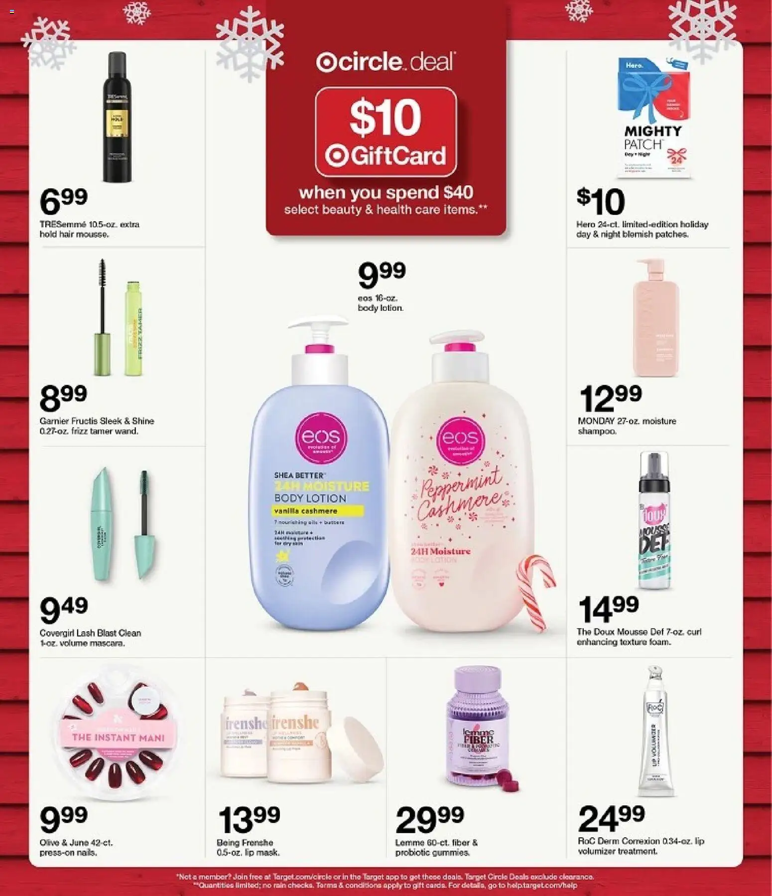 Nuevas ofertas de Target válidas en toda la República Mexicana desde el 14.12.2025. ¡Encuentra las mejores ofertas en Target folleto! | Página: 49 | Productos: Mousse, Body