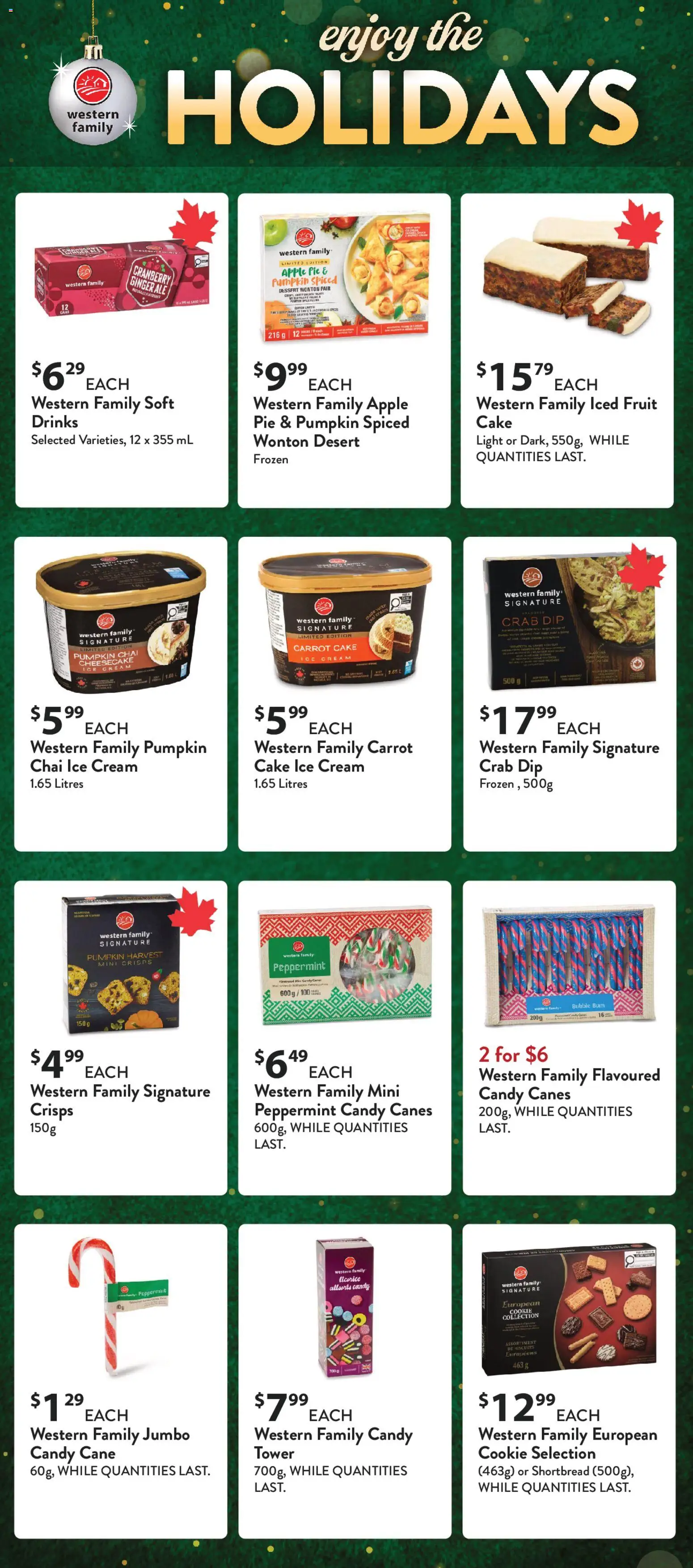 Save on foods flyer valid from 18.12.2025 | Page: 18 | Products: Carrot, Cream, Ice cream, Pumpkin