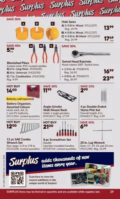 Preview of Princess Auto - 2 Week Sale! from shop Princess Auto valid from 02.12.2025 | Page: 34 | Products: PC, Grinder, Battery